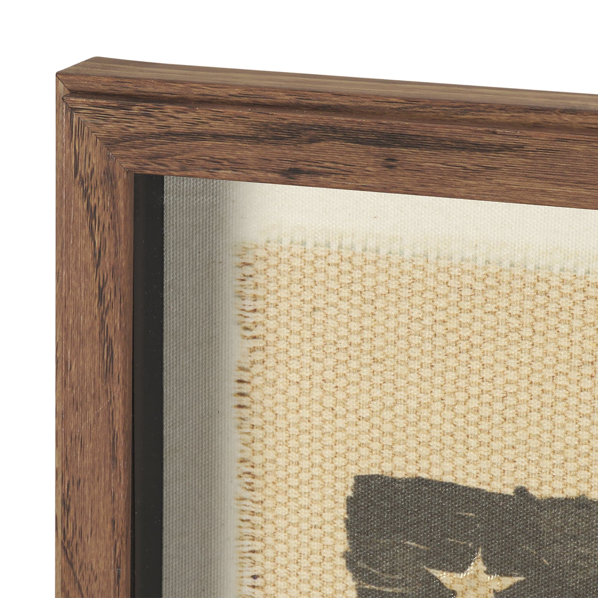 Stars & Stripes by Mercana Studio Hand Embelished Textured Framed Artwork Matted under Glass — product photograph