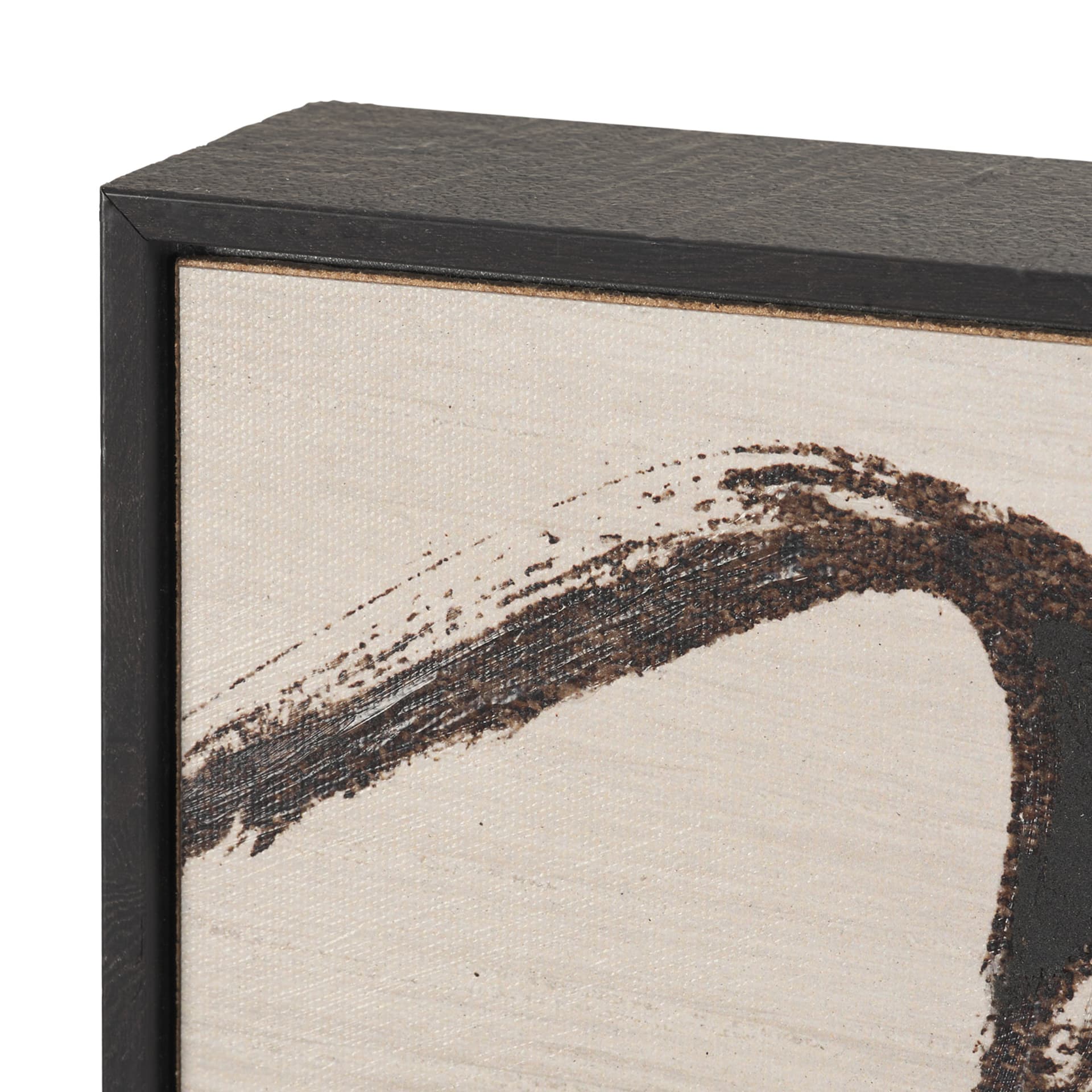 Sculptured Chaos VI by Mercana Studio Hand Embellished Textured Framed Artwork — product photograph
