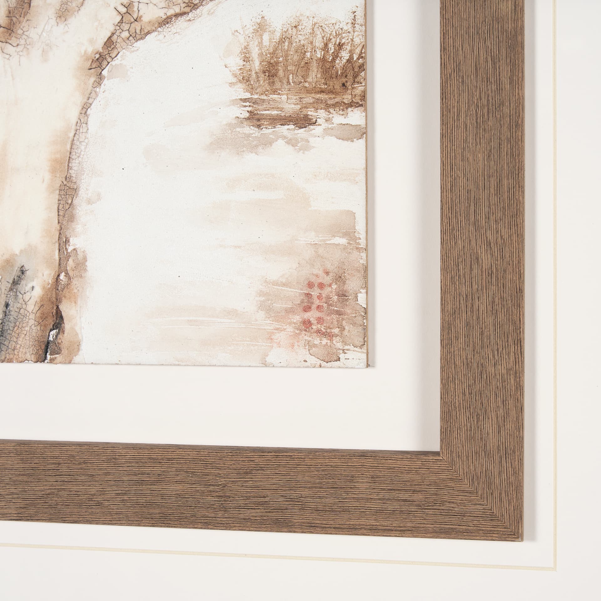 Ancient Arbutus by Studio M a handmade Original Framed Artwork under Glass — product photograph
