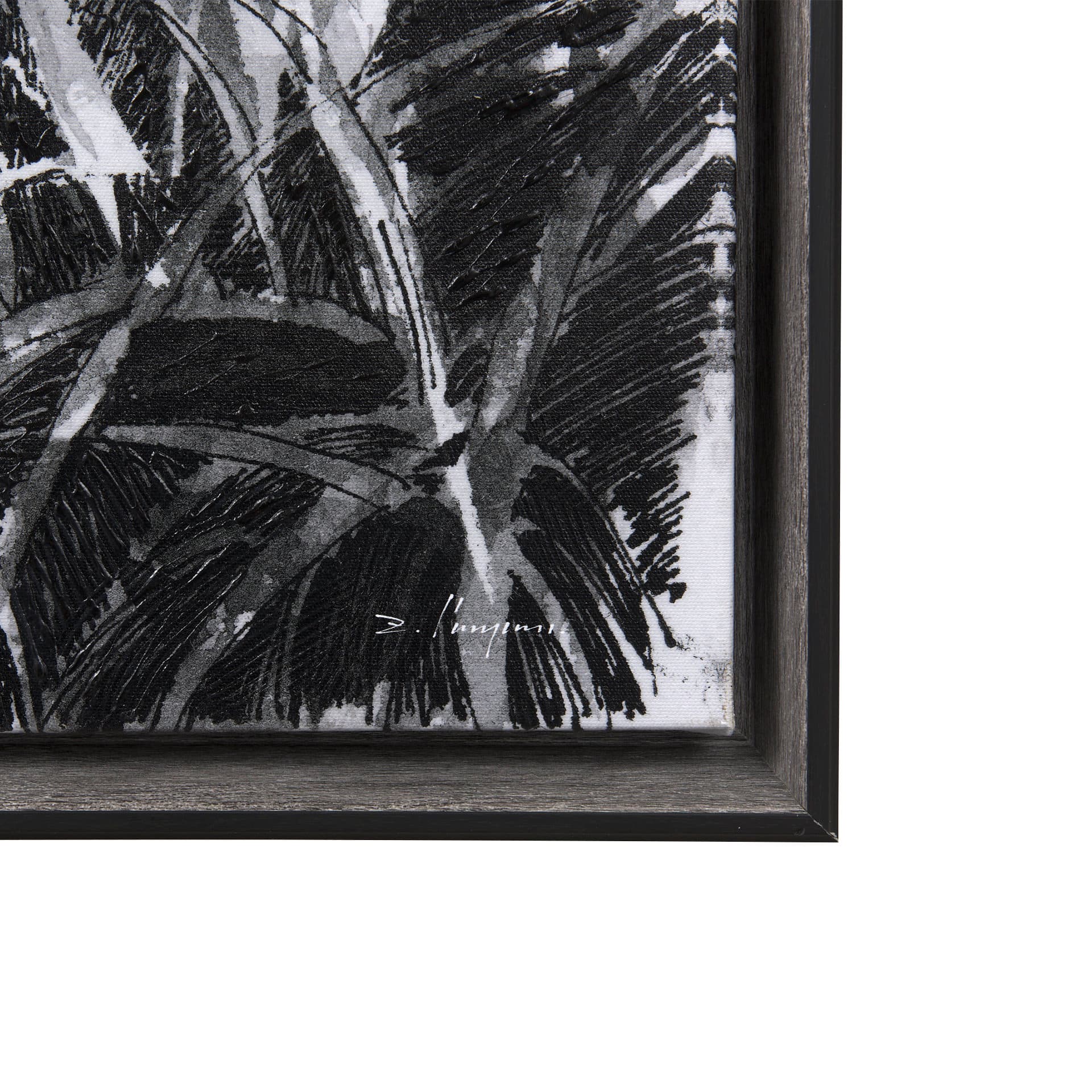 Farm View II by Mercana Studio a Hand Embellished Textured Framed Canvas — product photograph