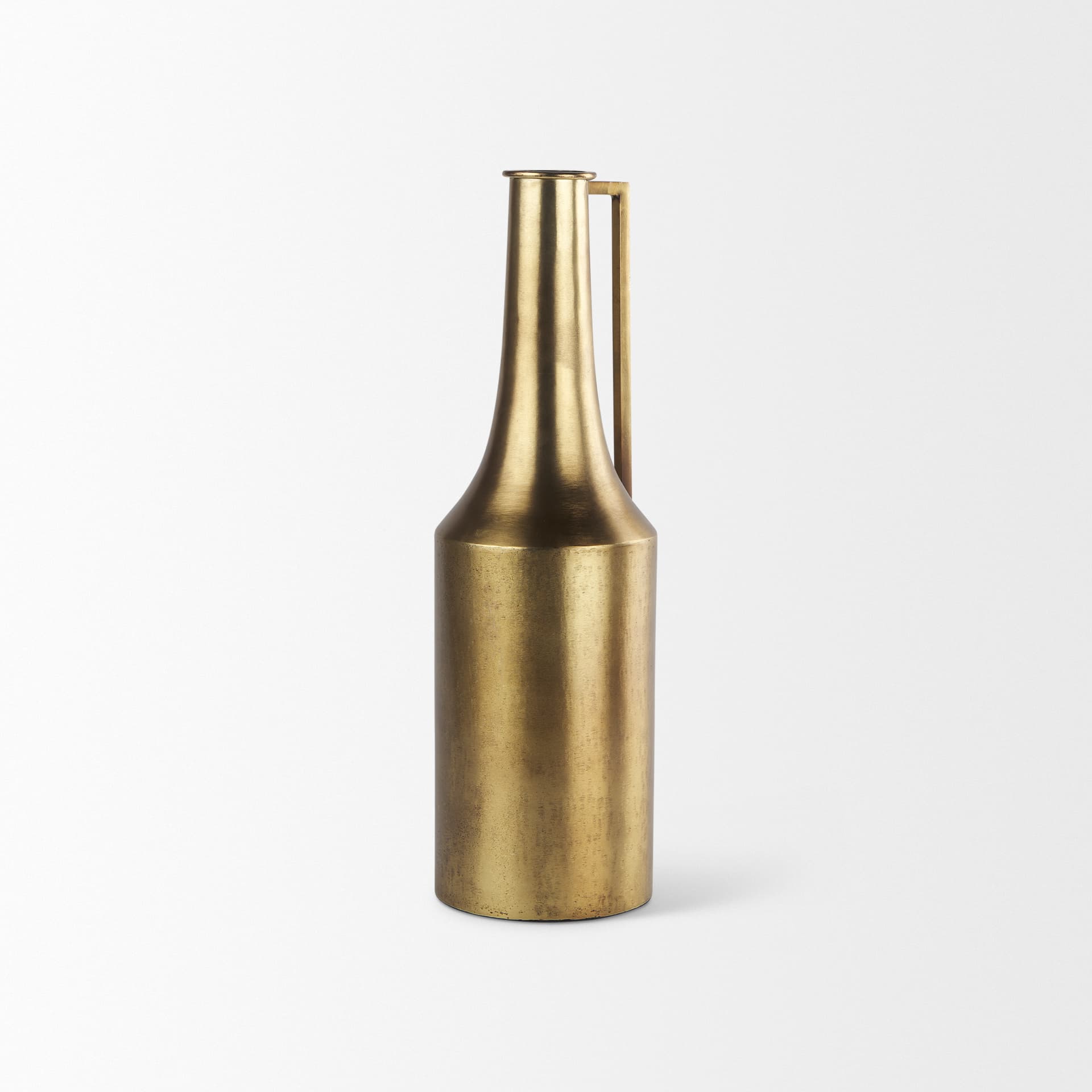 Aubrey Medium 18.0H Gold Iron Jug Vase — product photograph