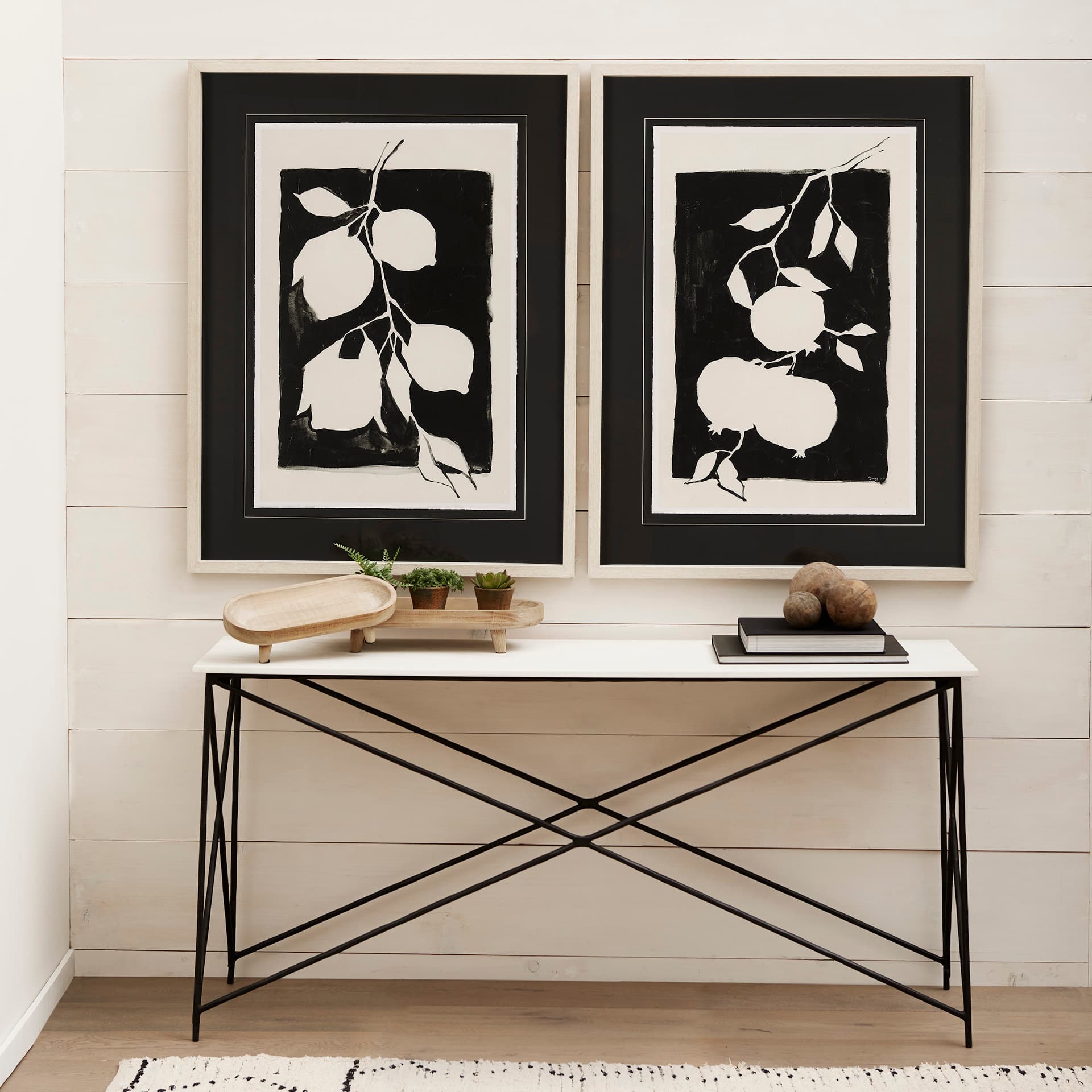 Carrick (Set of 3) Natural Wood Decorative Spheres — product photograph