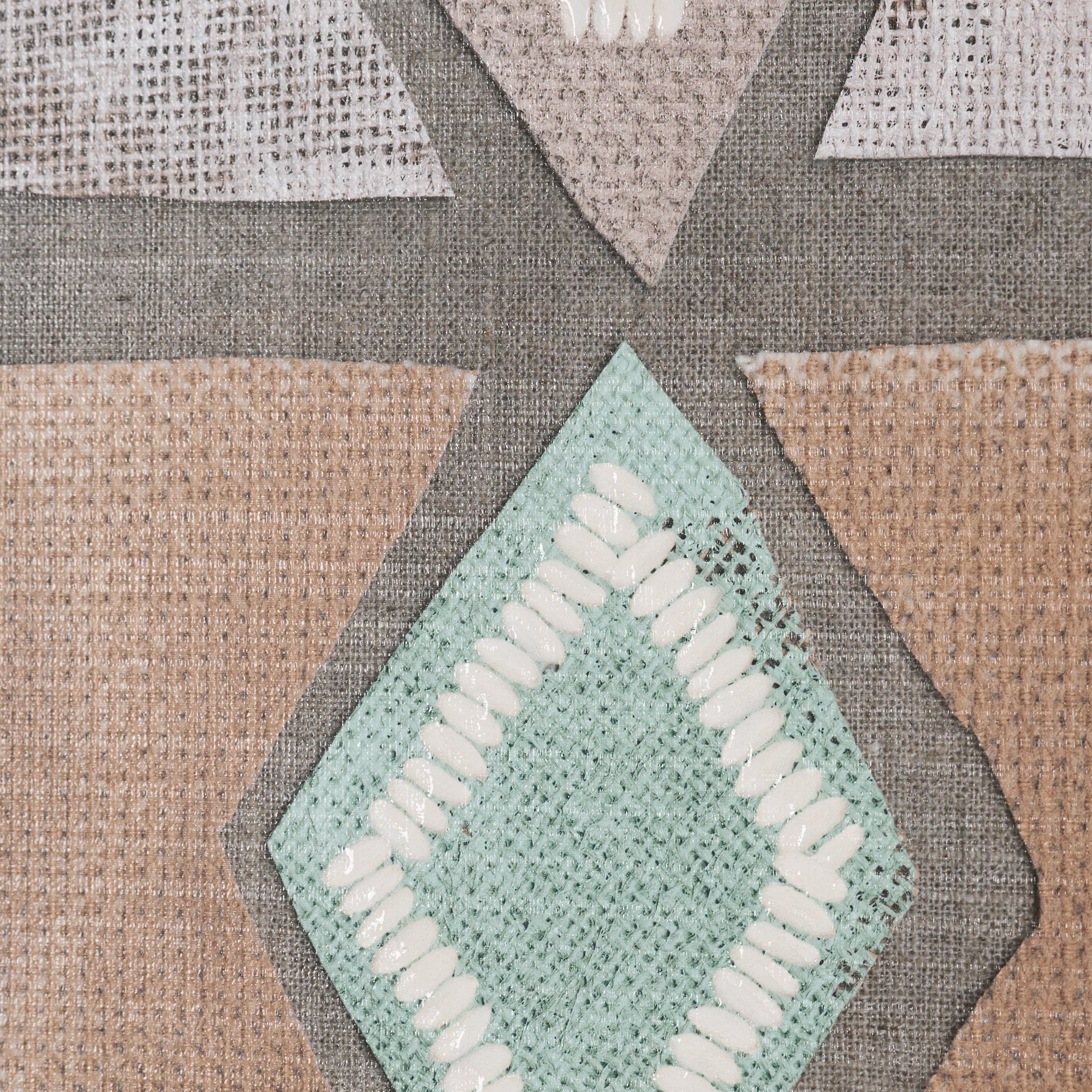 Fabric Fantasia - Maumbo by Maja Gunnarsdottir Textured Framed Artwork Matted under Glass — product photograph