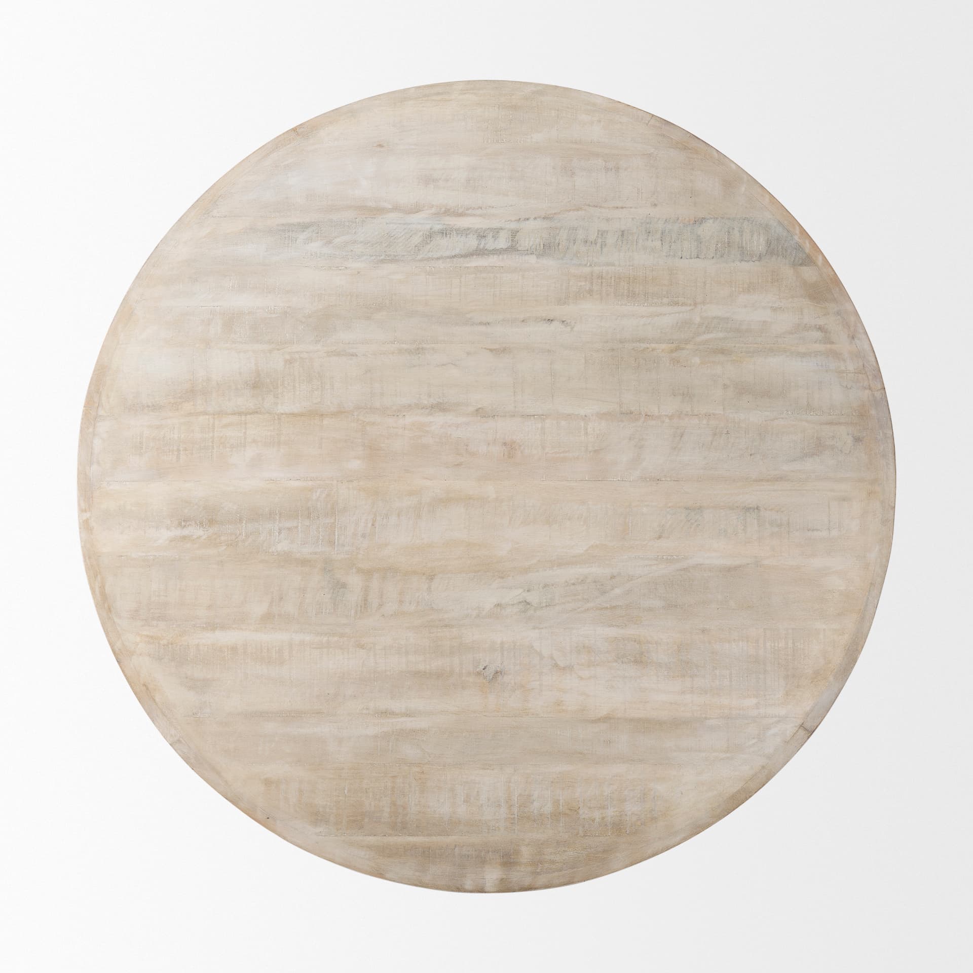 Rosie 48.0L x 48.0W x 16.0H Round Blonde Wood Coffee Table — product photograph
