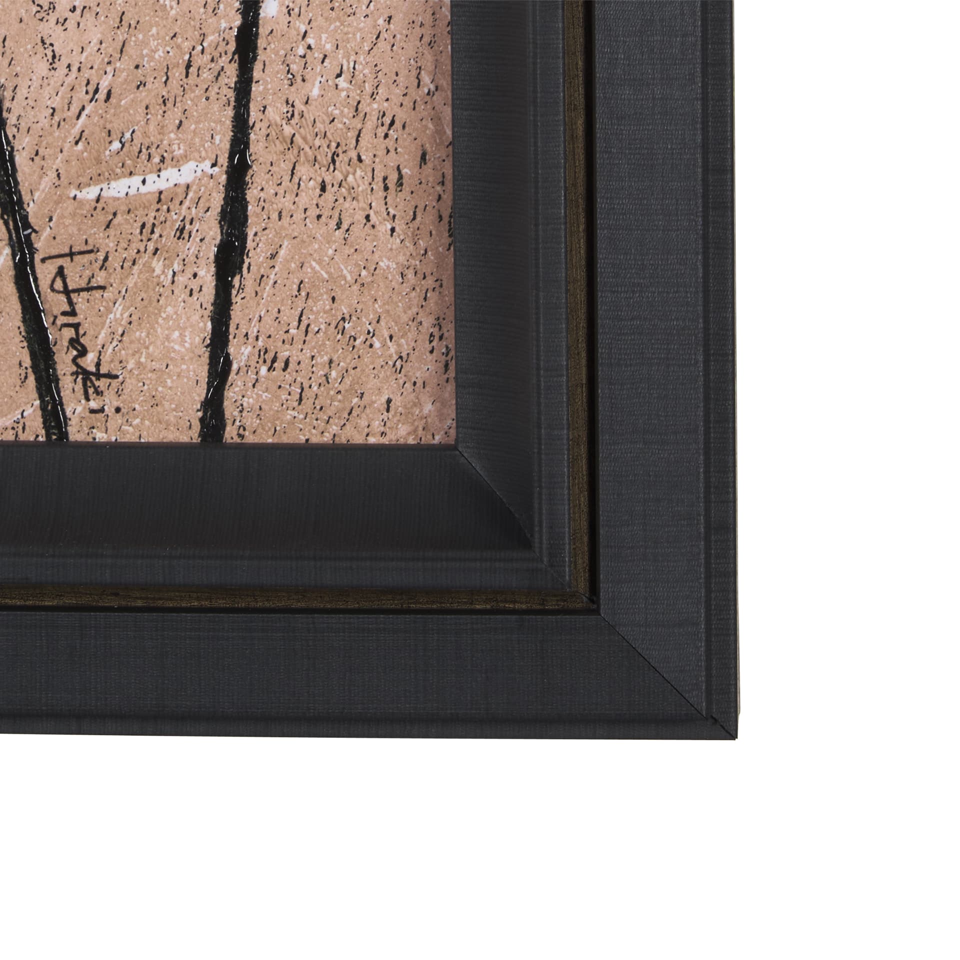 Etched Silouette III by Mercana Studio a Hand Embellished Textured Framed Art Print — product photograph
