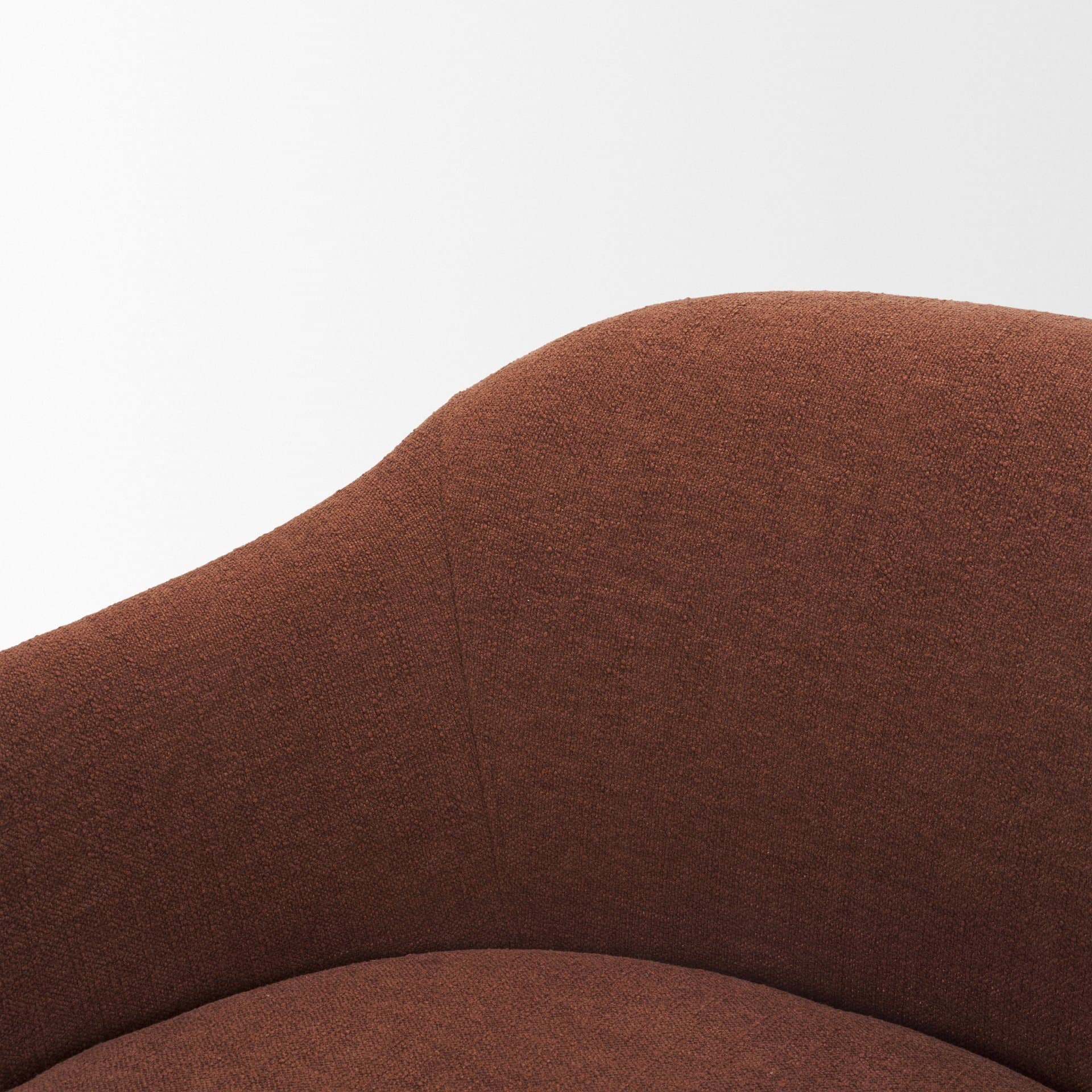 Hudson Burgundy Fabric Upholstered Swivel Chair — product photograph