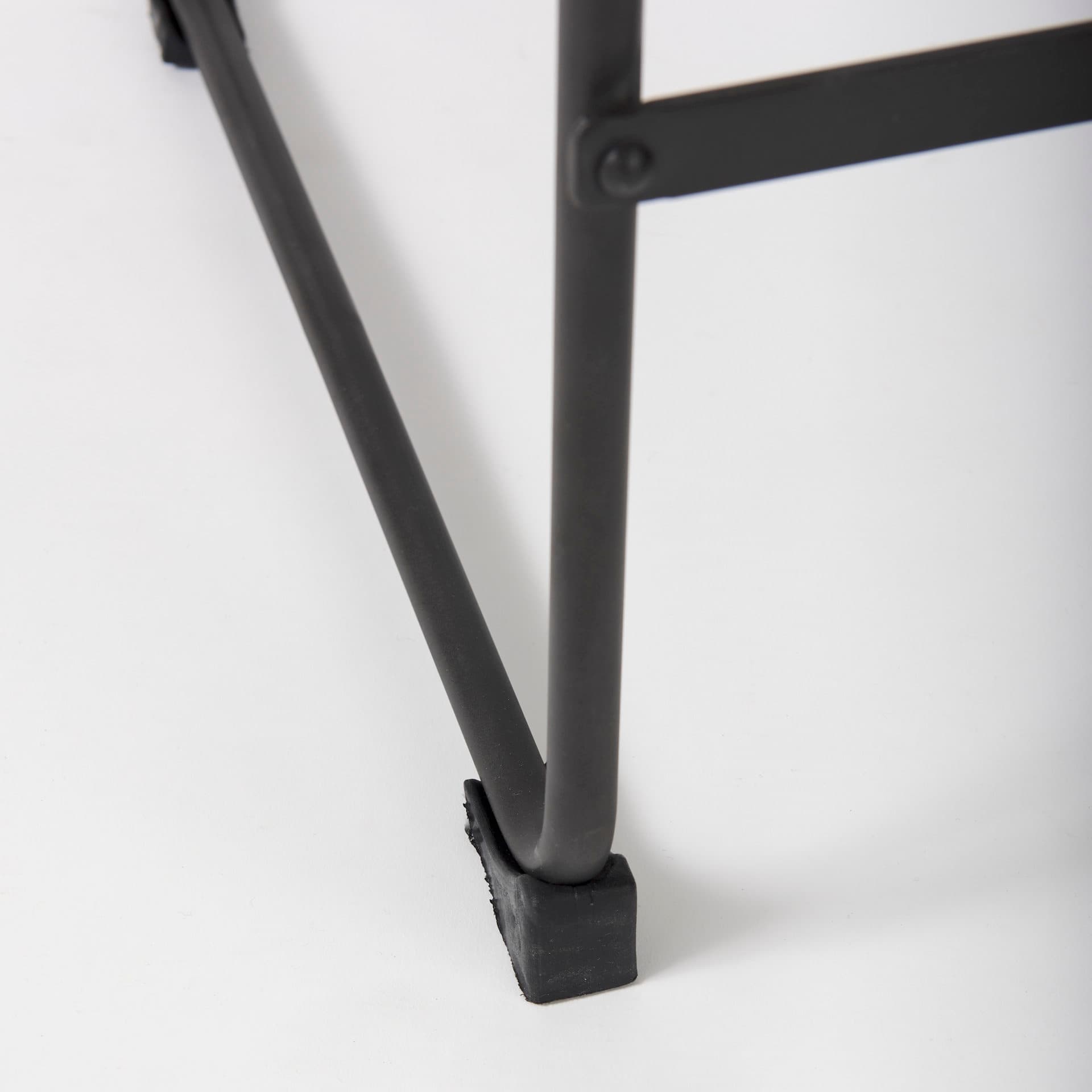 Direttore Backless 40.2in Seat Bar Stool | Brown/Gray Suede w/ Metal — product photograph