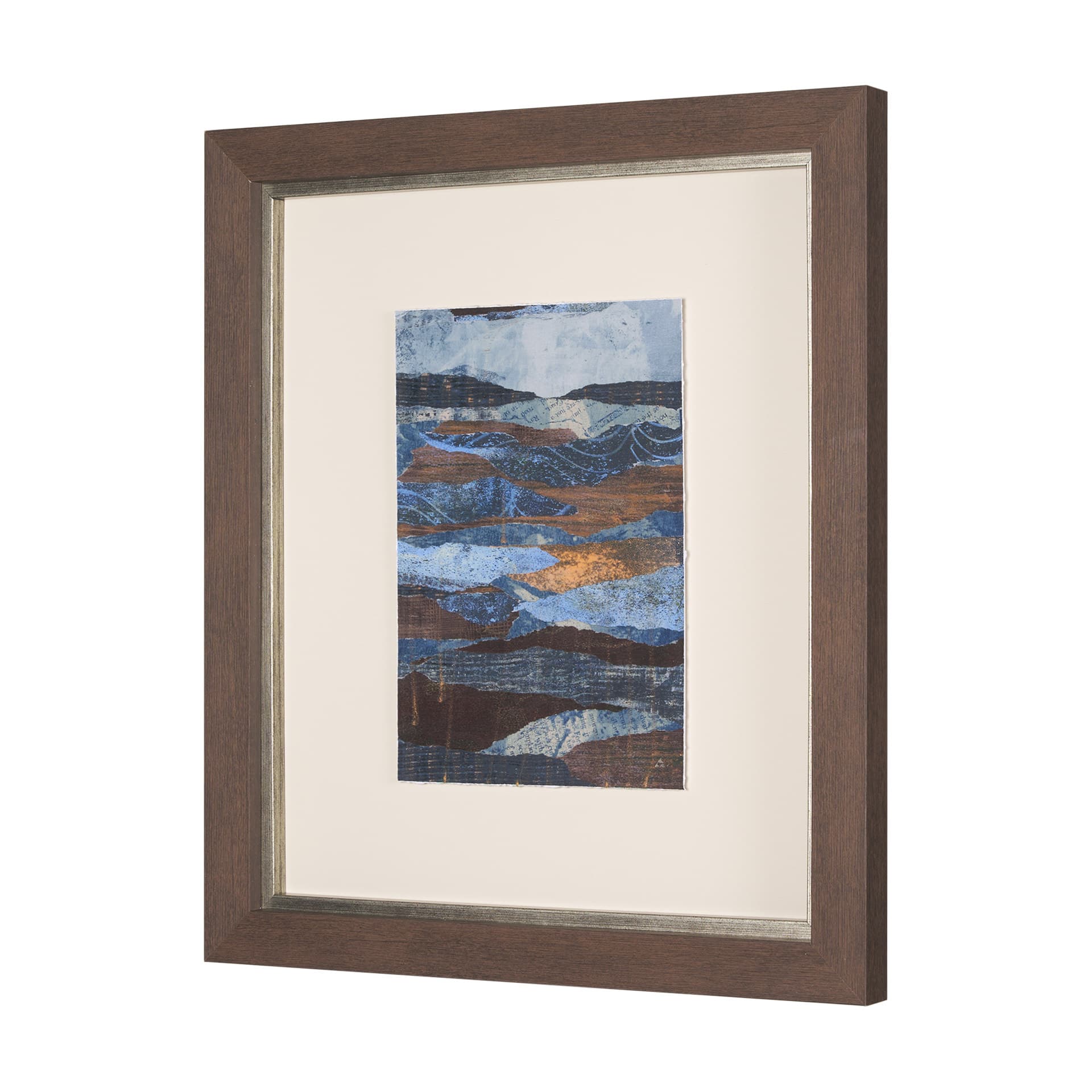 Off In The Distance IV by Mercana Studio a Hand Embellished Framed Art Print Matted under Glass — product photograph