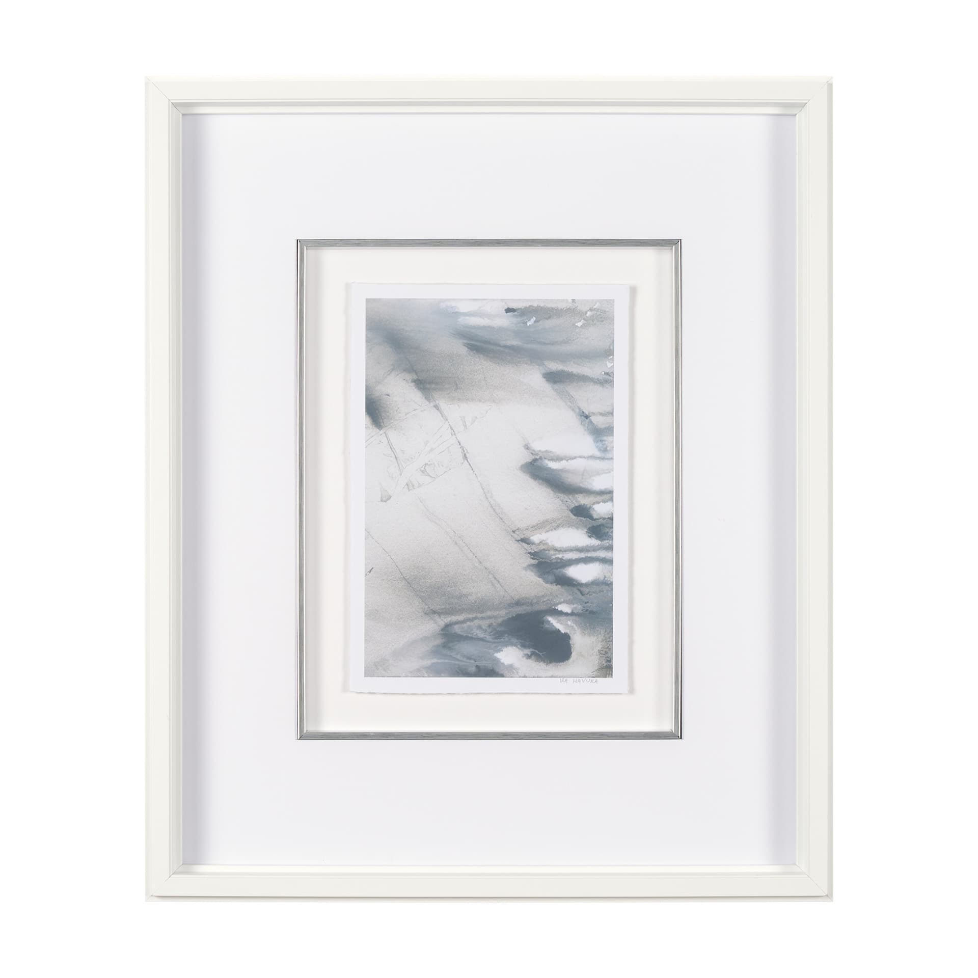 Unveiling Layers by Ira Havuka a Framed Art Print Matted under Glass — product photograph
