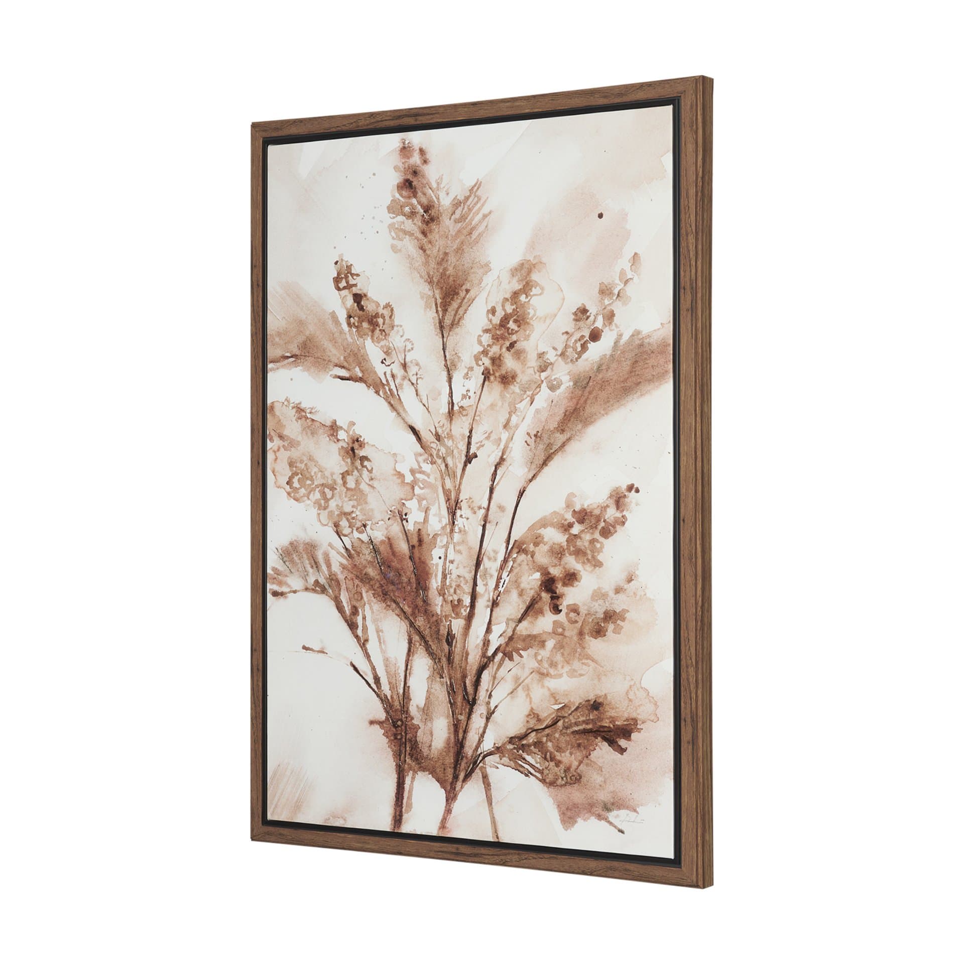 Fieldspoke II by Mercana Studio Hand-Embellished Textured Framed Canvas Artwork — product photograph