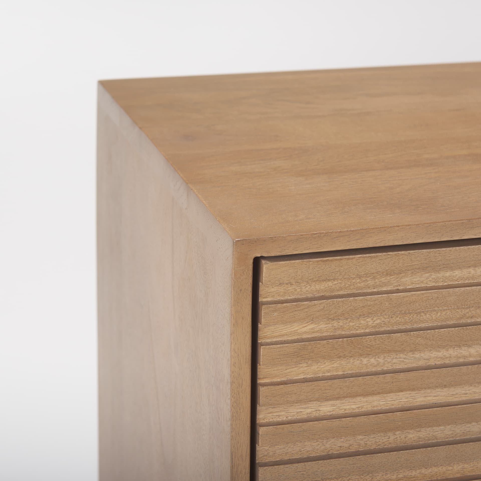 Sable 37.0L x 17.0W x 30.5H Light Brown Wood Accent Cabinet — product photograph