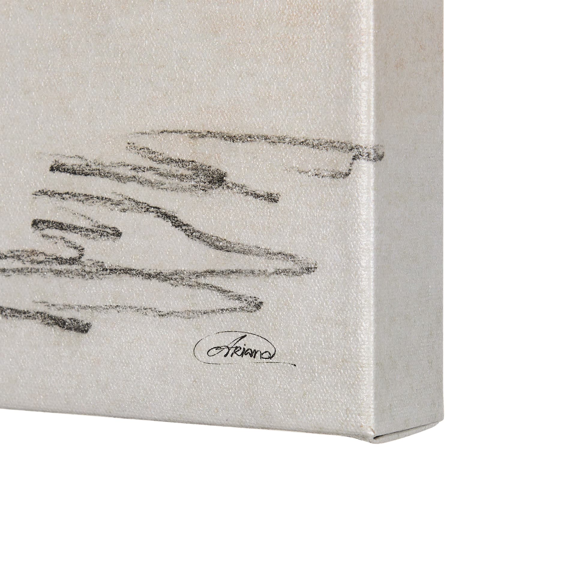 Old West Collection V ( Horse Sketch) by Mercana Studio a Hand Embellished Textured Canvas — product photograph