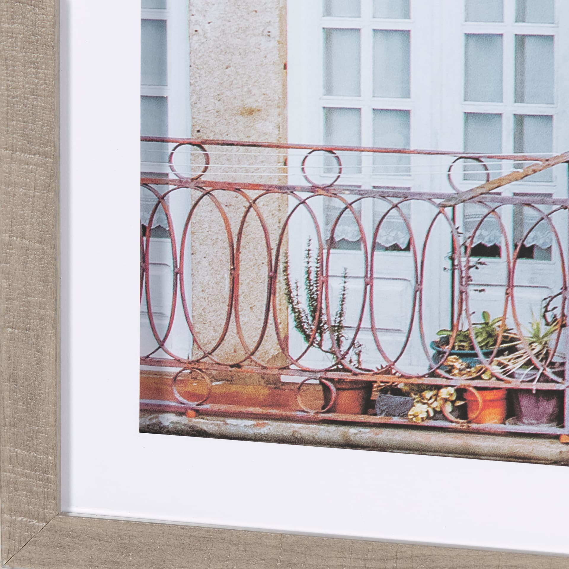 Porto Houses by Laura Marshall a Framed Photo Art Print Matted under Glass — product photograph