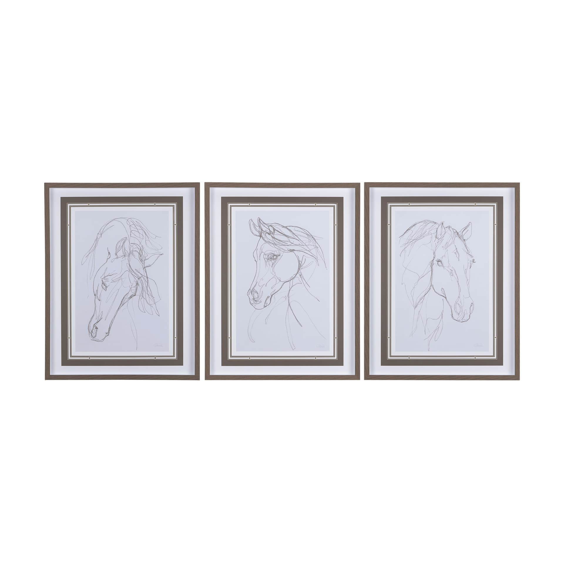 Arabian II by Mercana Studio a Hand Embellished Textured Framed Art Print Matted under Glass — product photograph