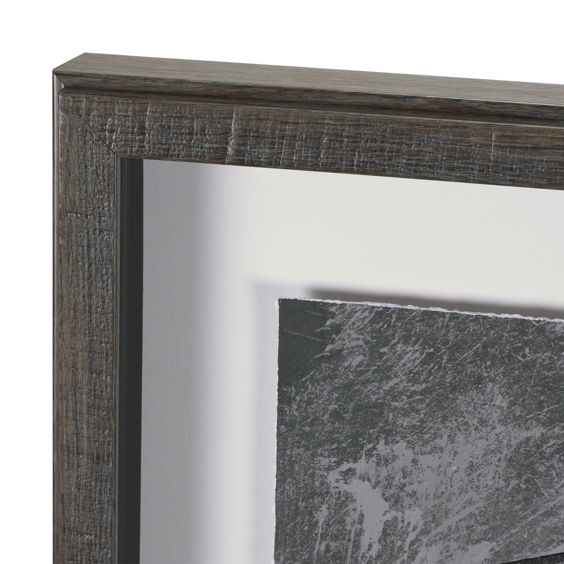 Community 3D by Mercana Studio Hand-Embellished Textured Framed Artwork Matted under Glass — product photograph