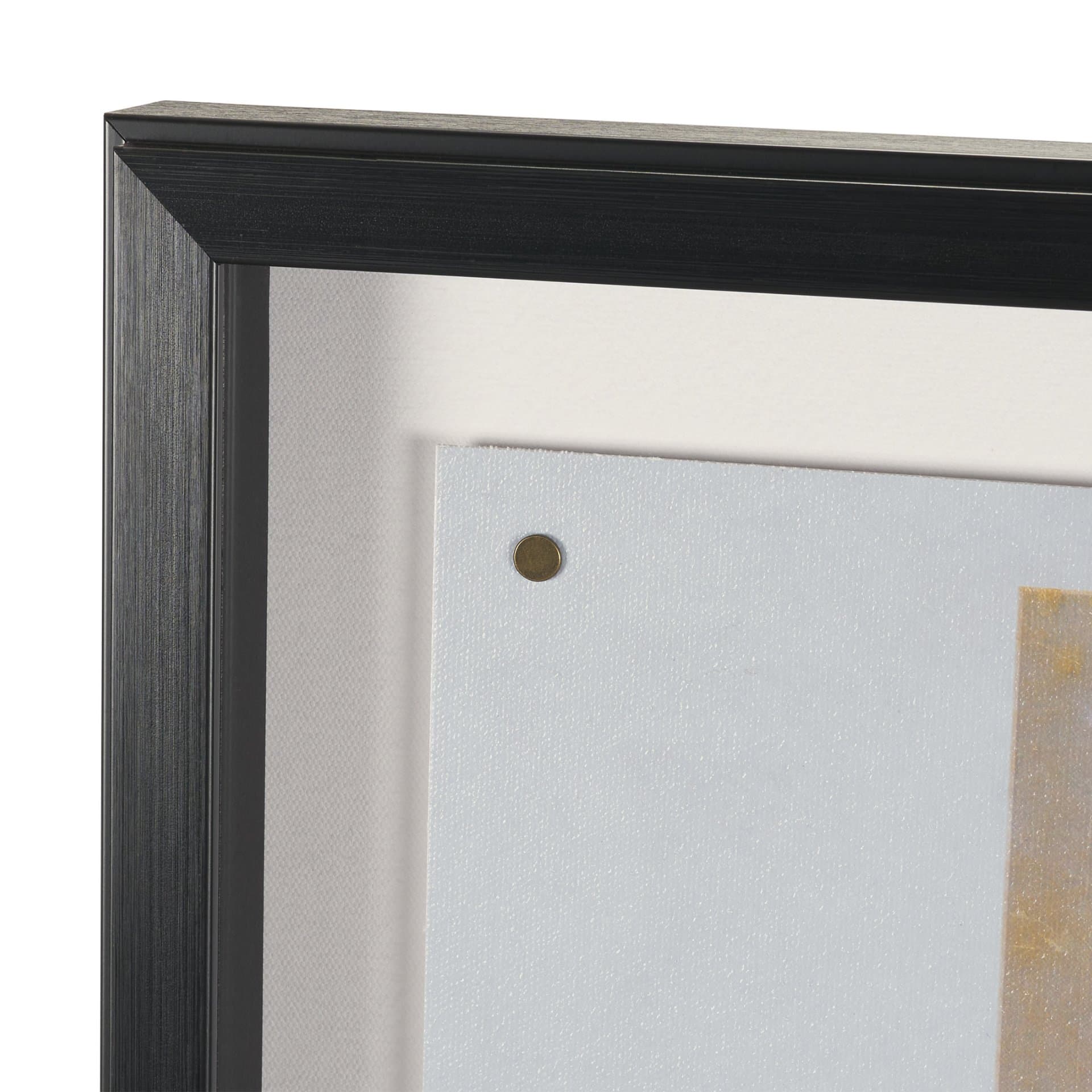 Ephemera Sculpture by The Vintage Collection Hand Embelished Text Framed Artwork Matted under Glass — product photograph