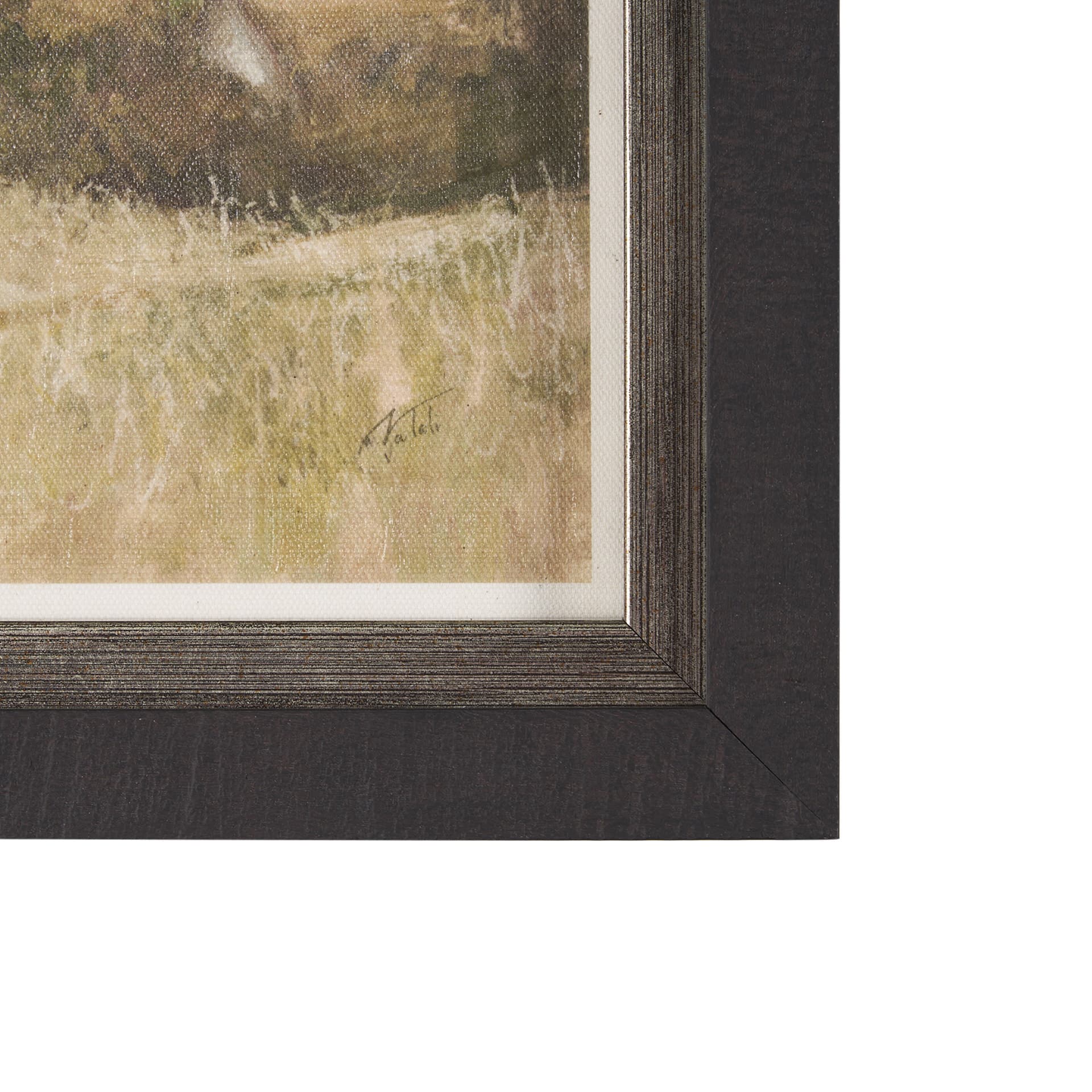 Old Style Landscape II by Mercana Studio a Hand Embellished Framed Art Print — product photograph