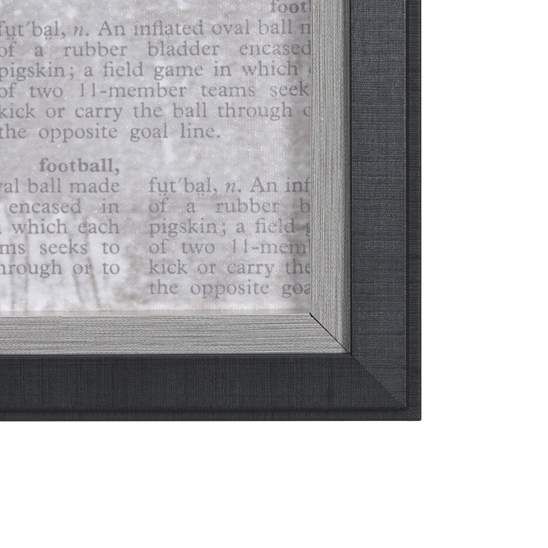 Definition of Sport III by Mercana Studio a Hand Embellished Textured Framed Art Print — product photograph