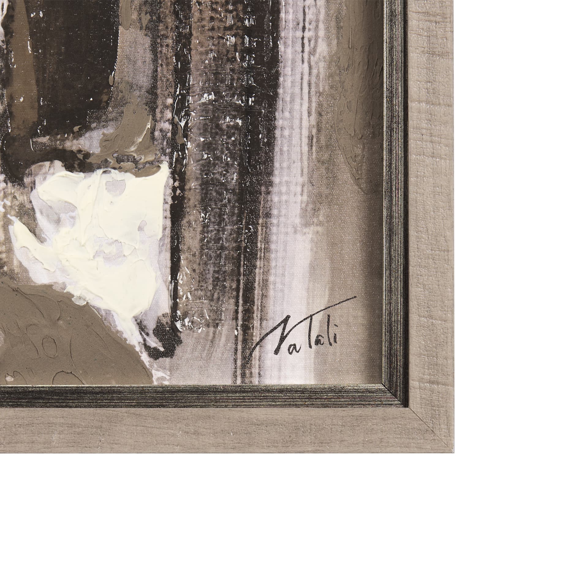 Old Lane II by Mercana Studio a Hand Embellished Textured Framed Art Print — product photograph