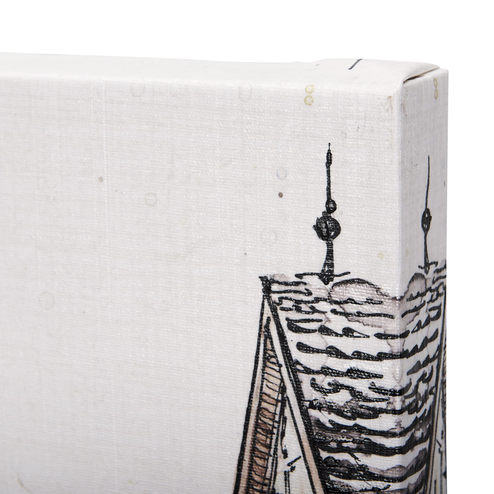 Travel memories I by Mercana Studio a Hand Embellished Textured Canvas — product photograph