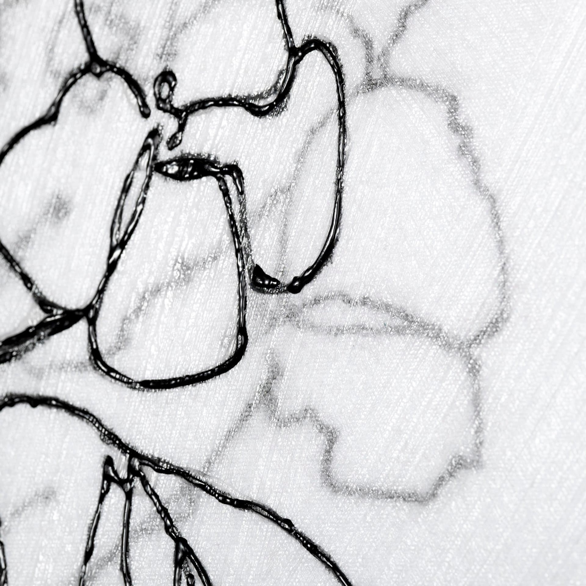 Arrangement V by Hiraki a Hand Embellished Textured Canvas — product photograph