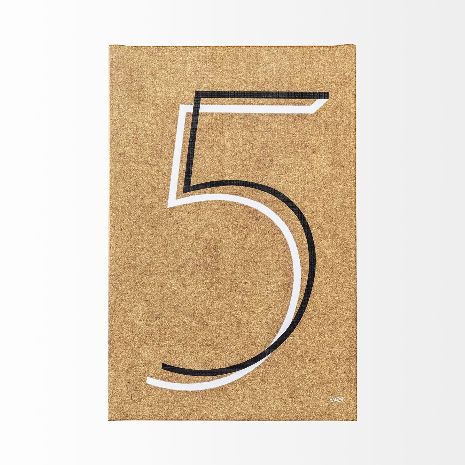 Value Collector 5 by Alarm a Hand Embellished Textured Canvas — product photograph