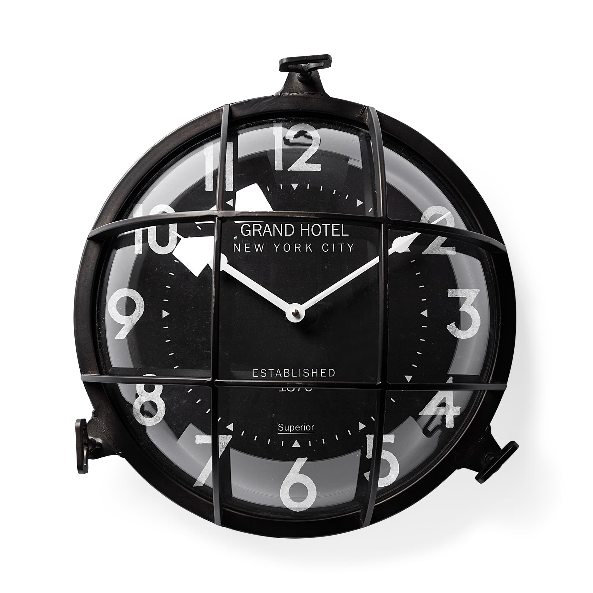 Bellmond 15L x 15H Large Industrial Wall Clock — product photograph