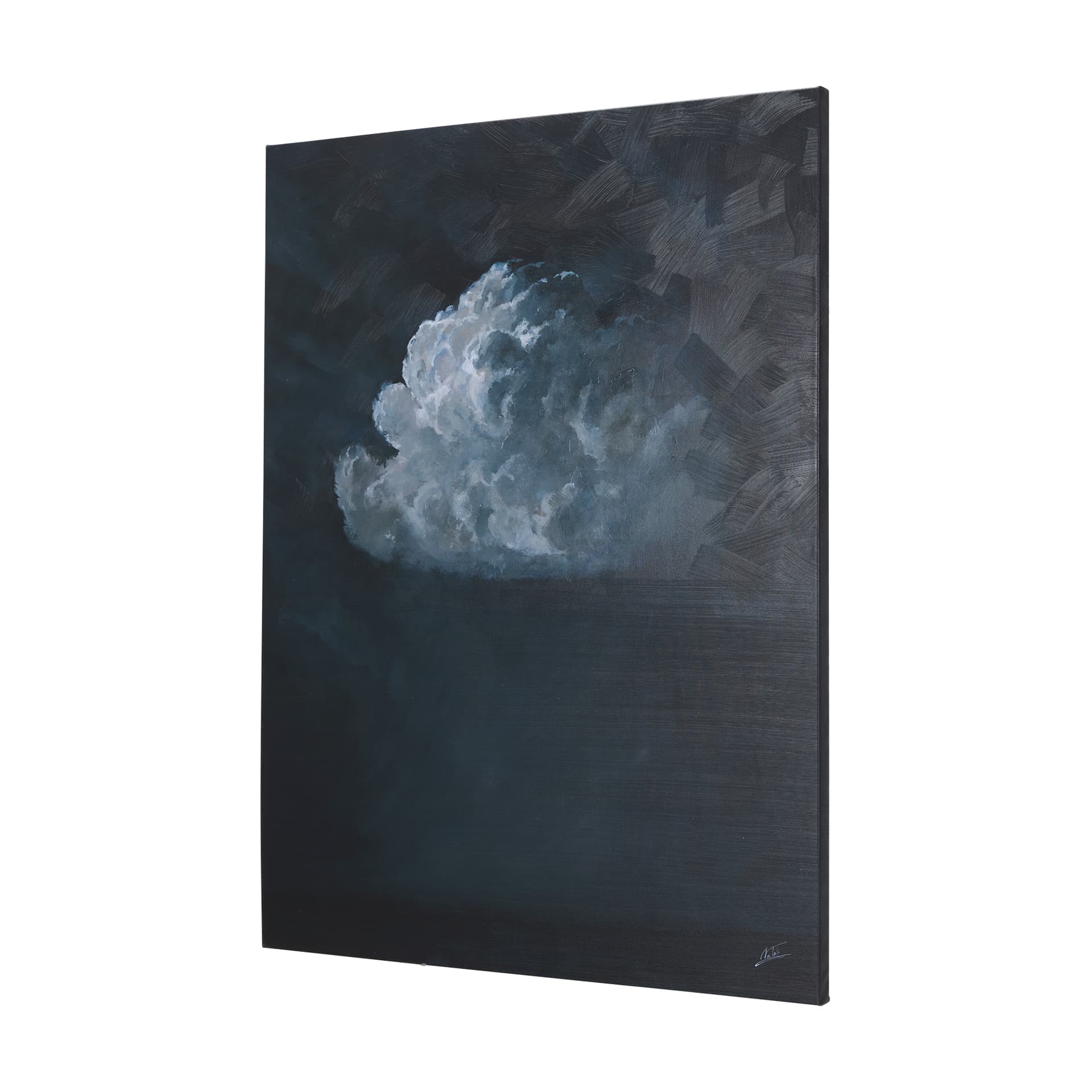 Night cloud I by Mercana Studio a Hand Embellished Textured Canvas — product photograph