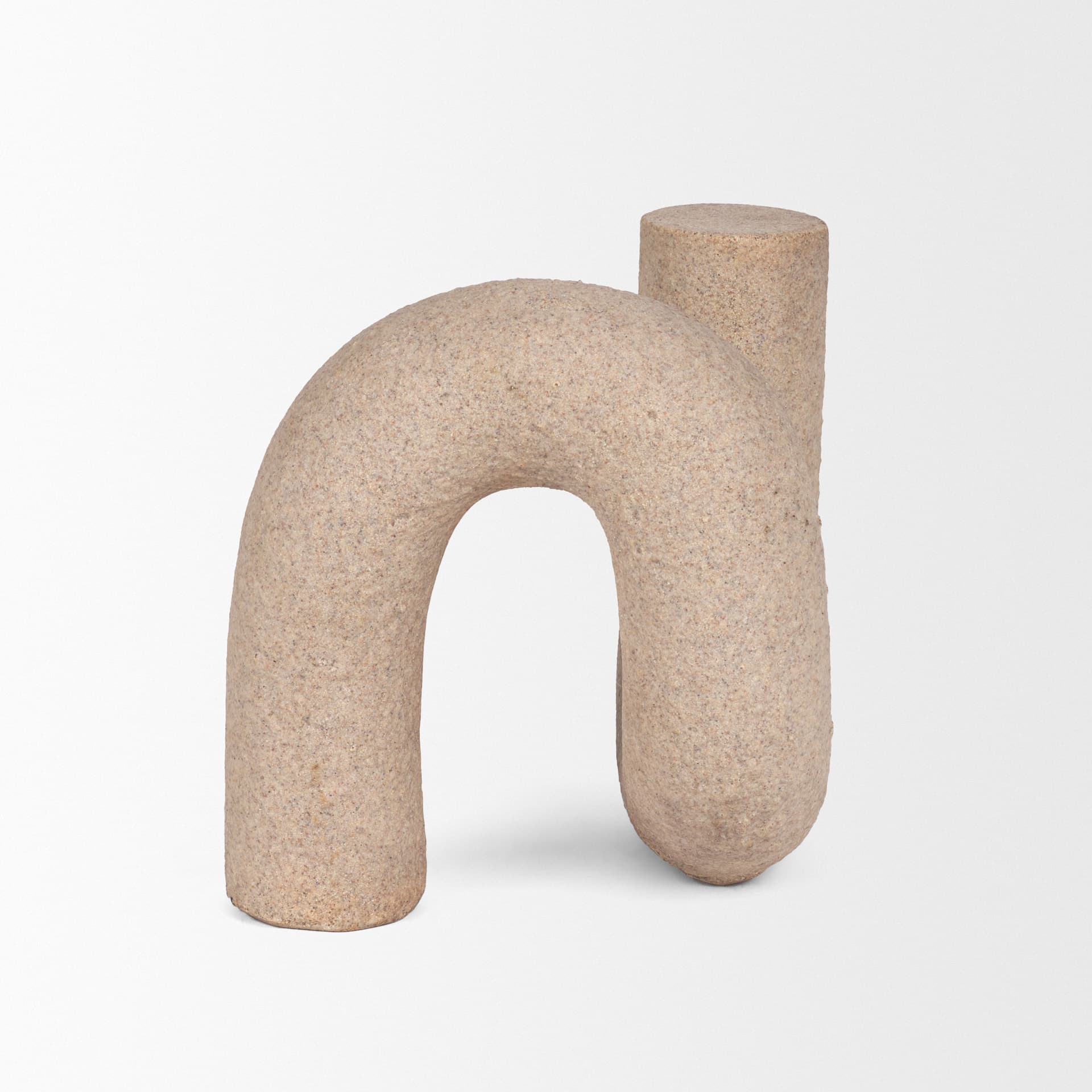 Kailas Resin Textured Sandstone Decorative Object — product photograph