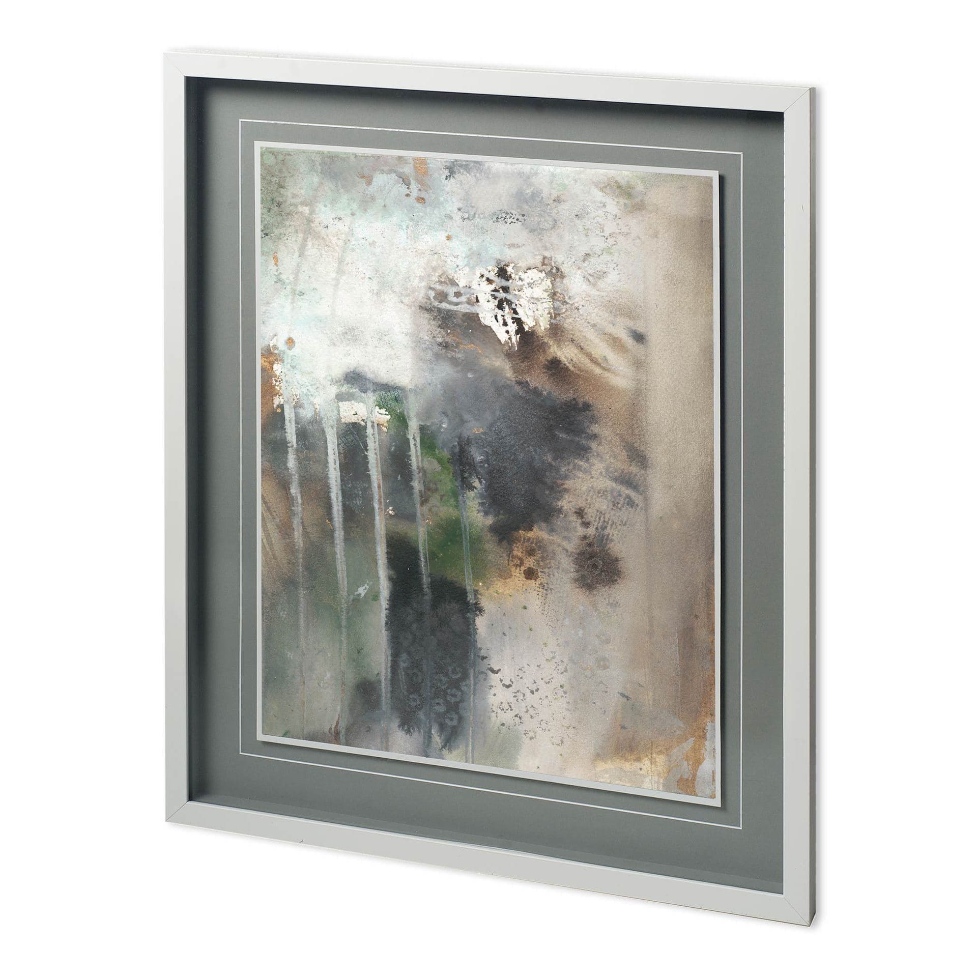Canyon Seasons IV by Joyce Combs a Hand Embellished Textured Framed Art Print Matted under Glass — product photograph