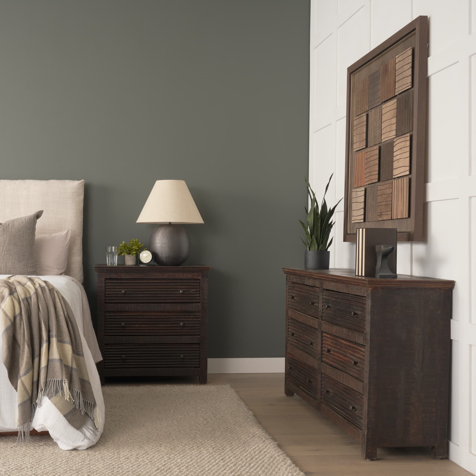 Rhett Reclaimed Wood 3 Drawer Cabinet — product photograph