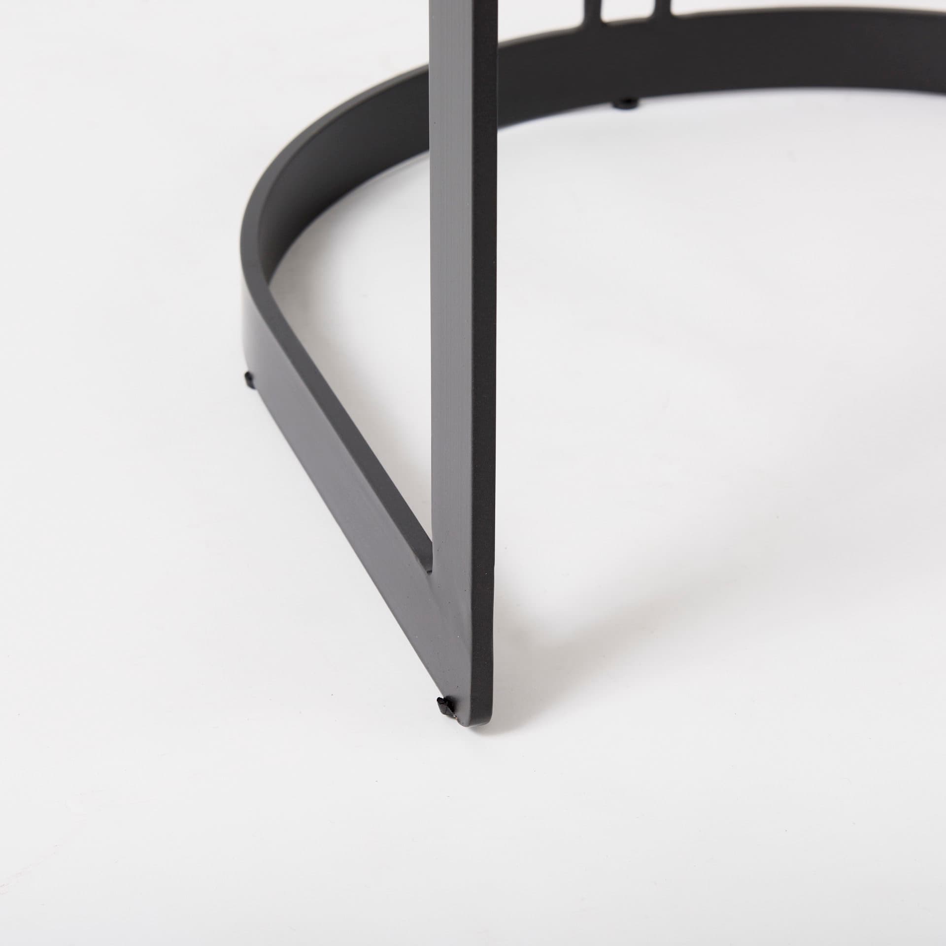 Hollyfield Low Back 32.7in Seat Counter Stool | II Gray Fabric w/ Bar — product photograph