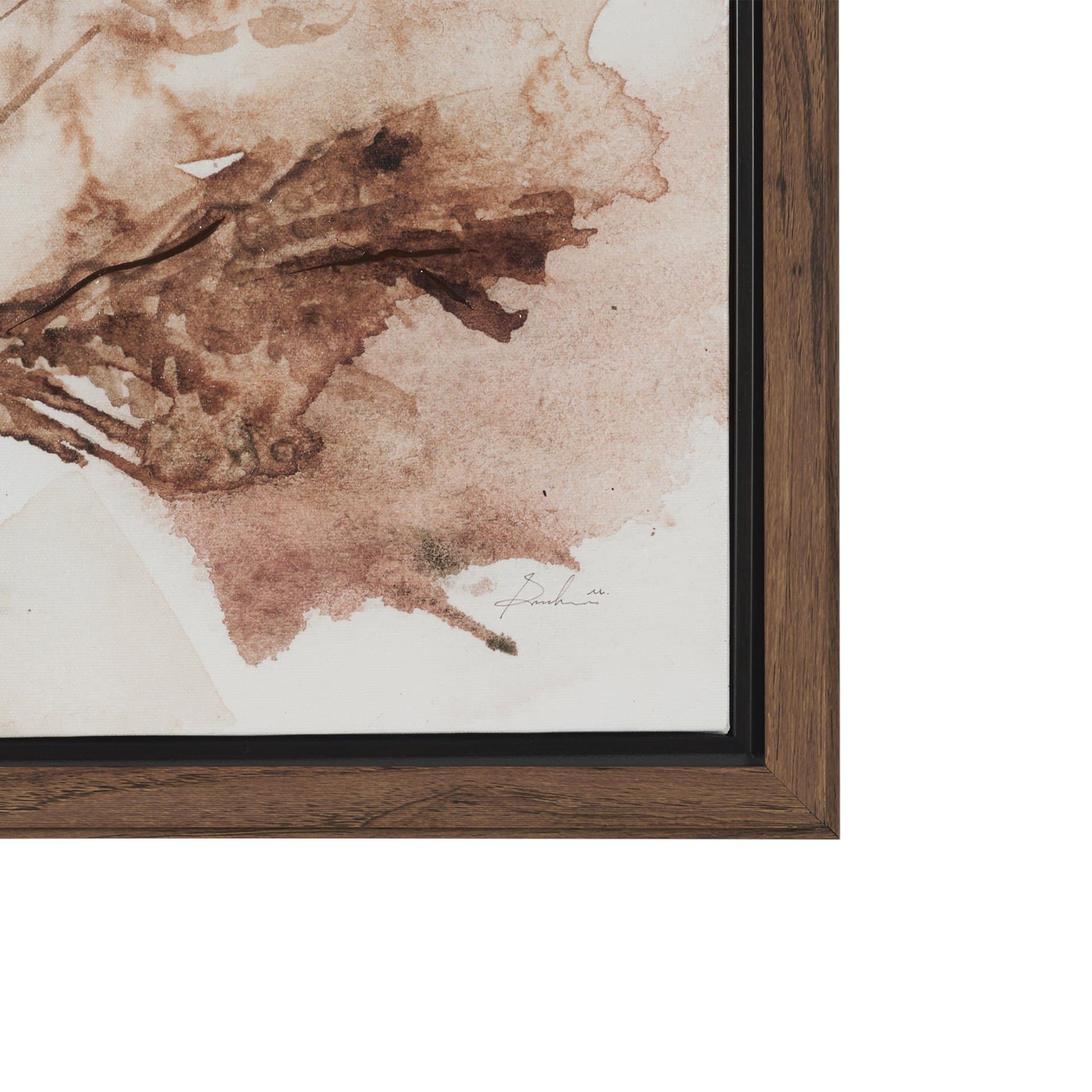 Fieldspoke II by Mercana Studio Hand-Embellished Textured Framed Canvas Artwork — product photograph