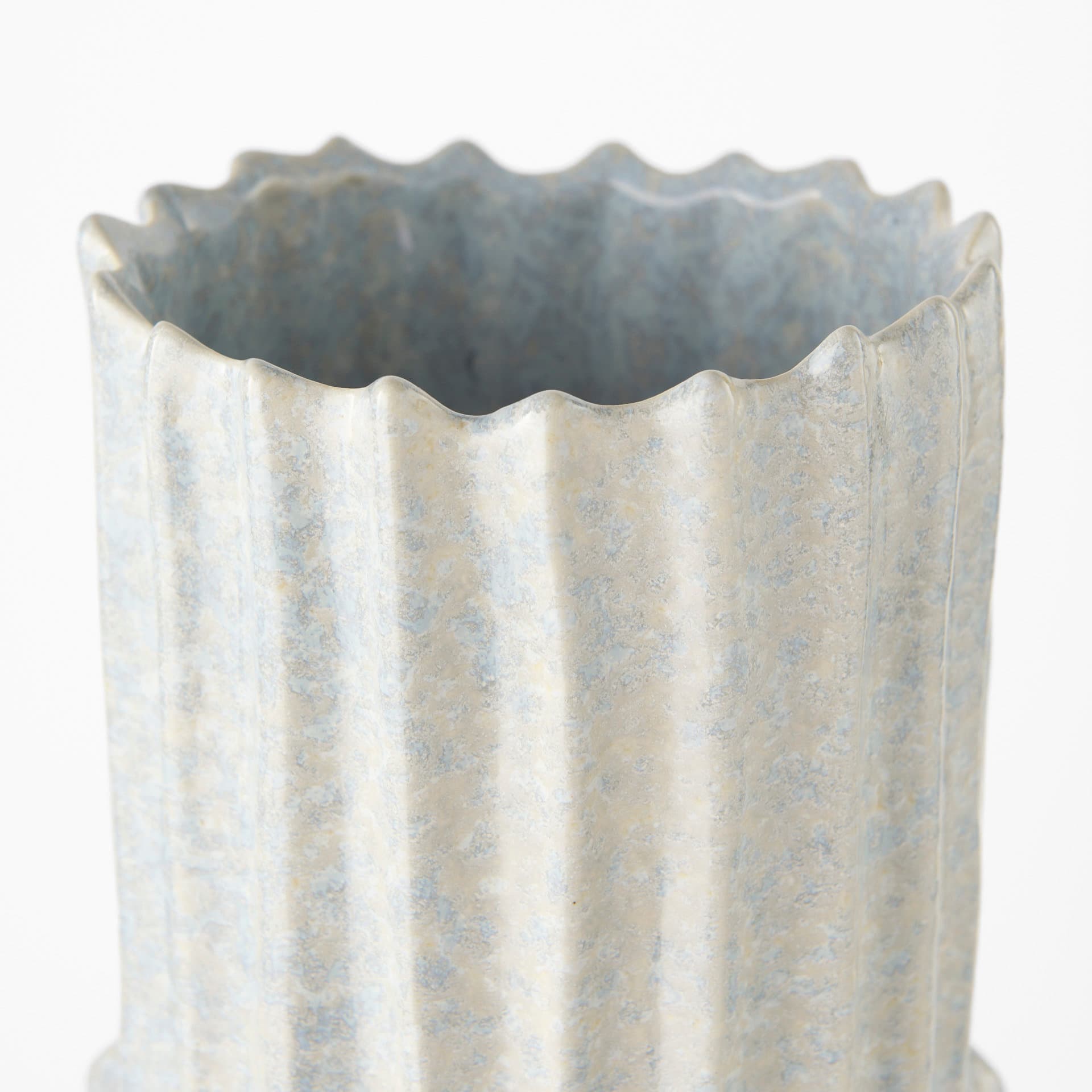 Cardon 23.0H Gray Ceramic Vase — product photograph