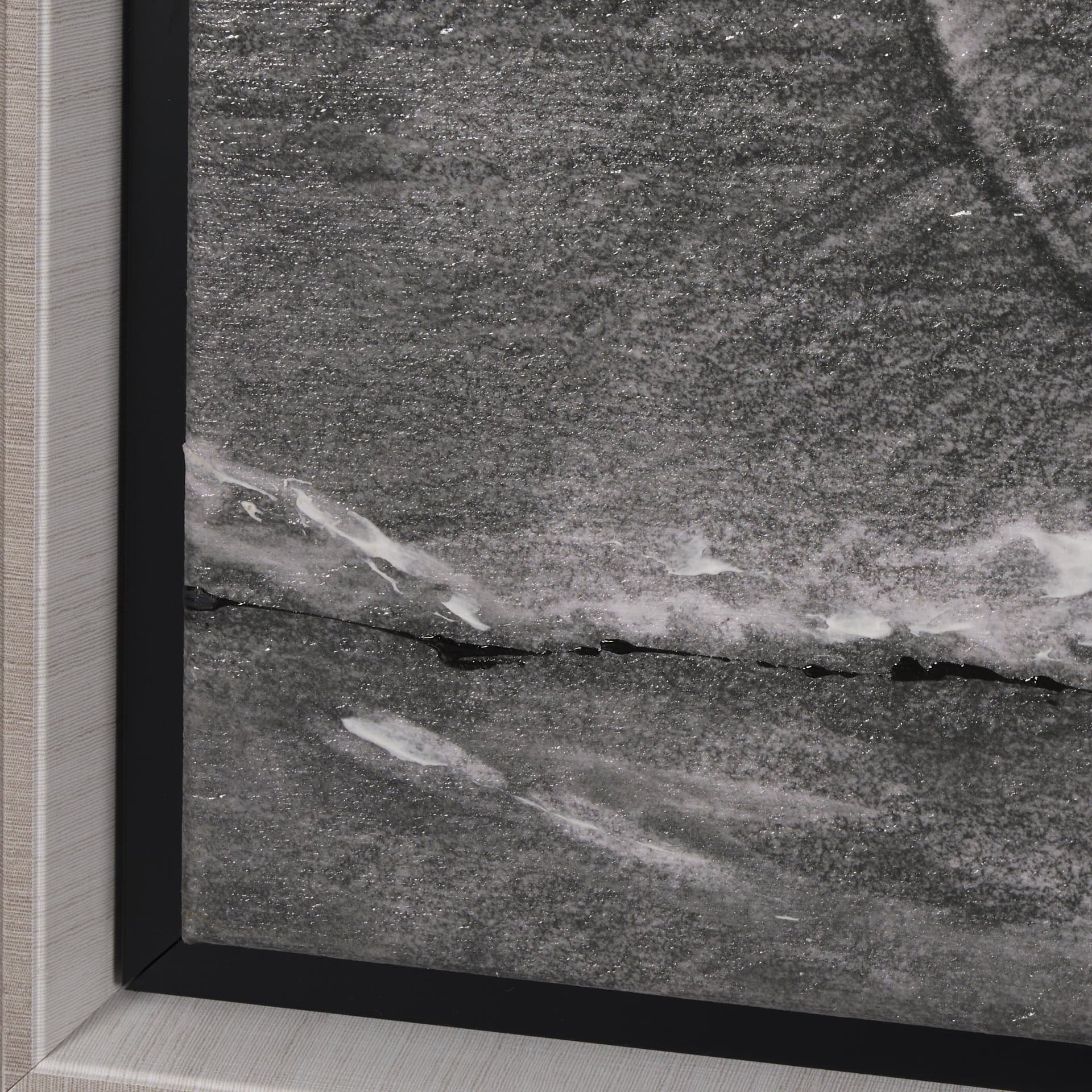 Tall Ship II by Mercana Studio a Hand Embellished Textured Framed Canvas — product photograph