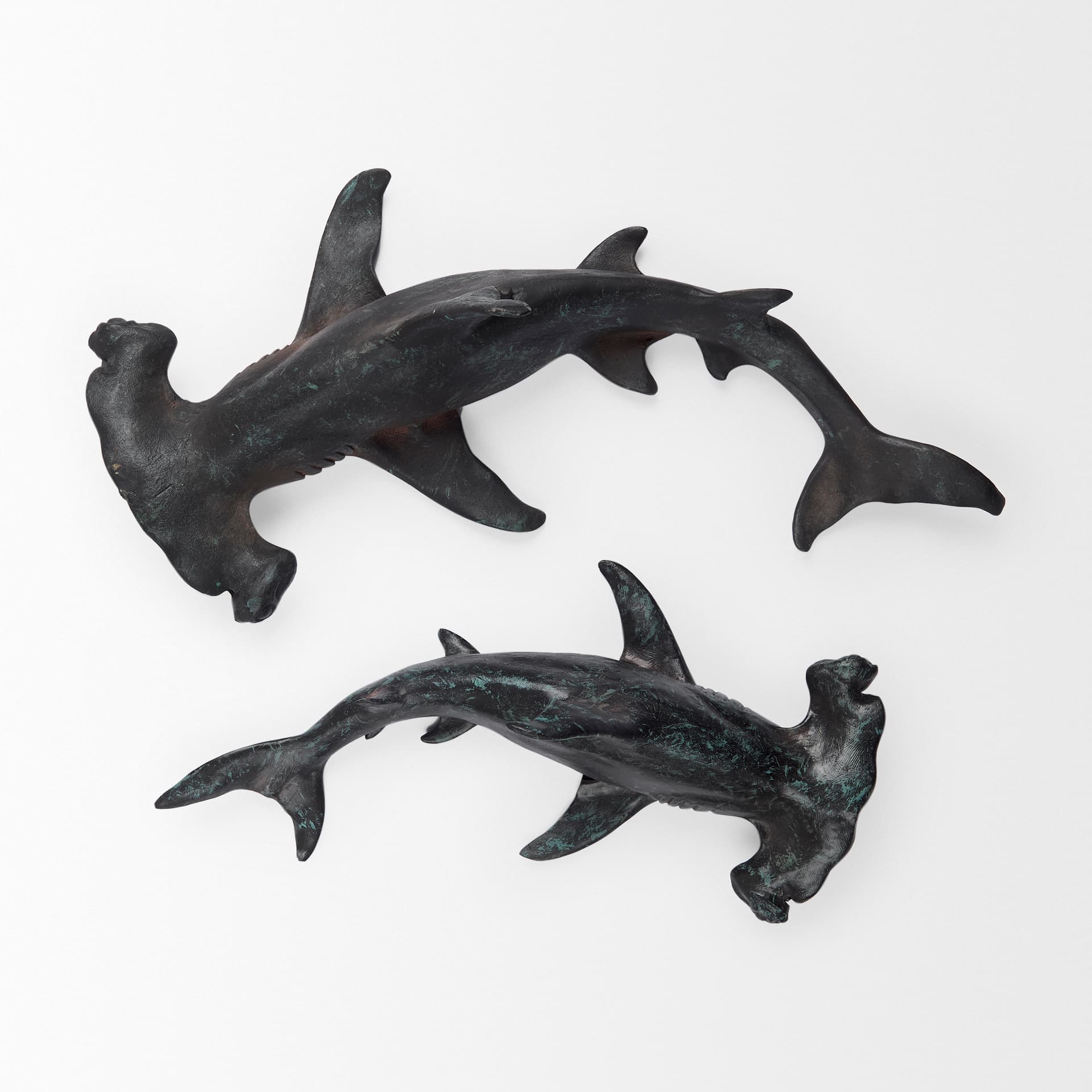 Acus 18H Small Hammerhead Shark Resin Wall Decor — product photograph