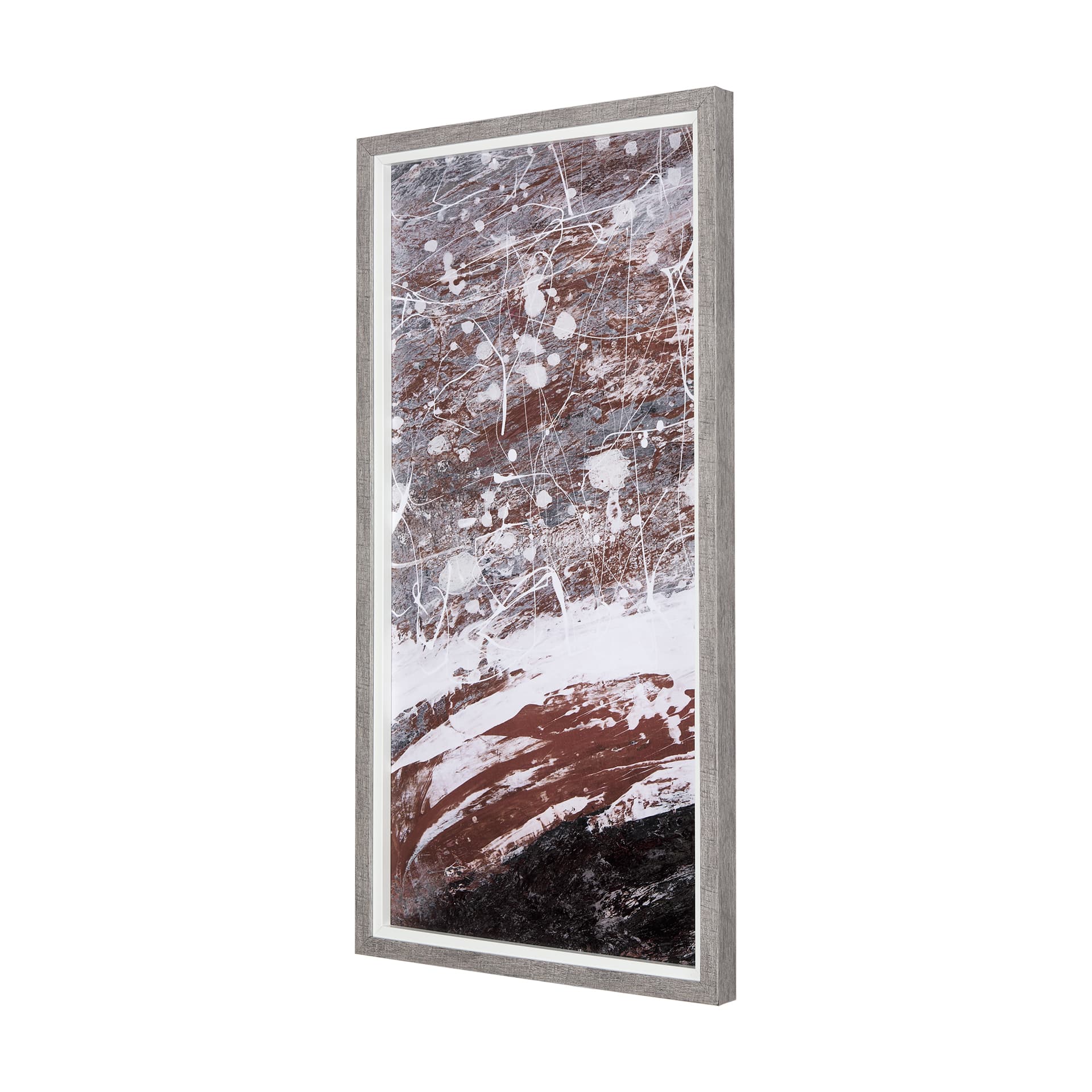 Sakura Rain I by Mercana Studio a Hand Embellished Textured Framed Art Print Matted under Glass — product photograph