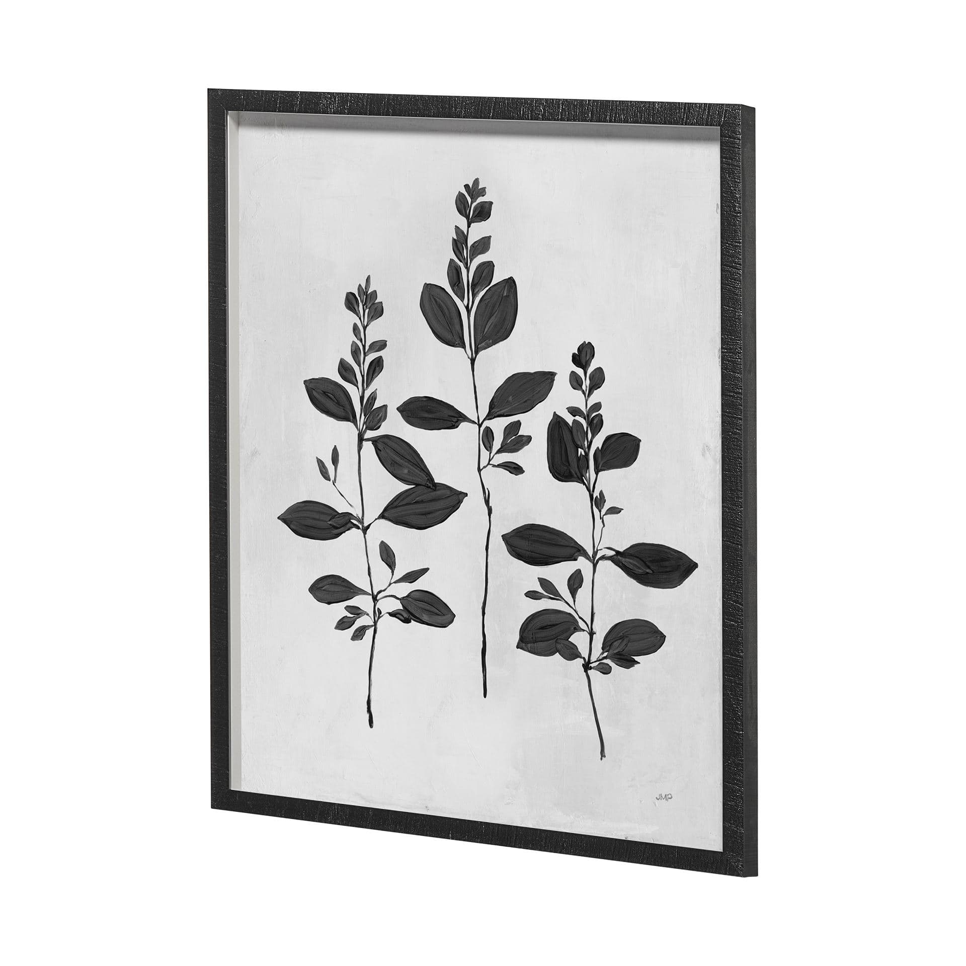 Botanical Study IV by Julia Purinton a Hand Embellished Textured Framed Art Print Matted under Glass — product photograph