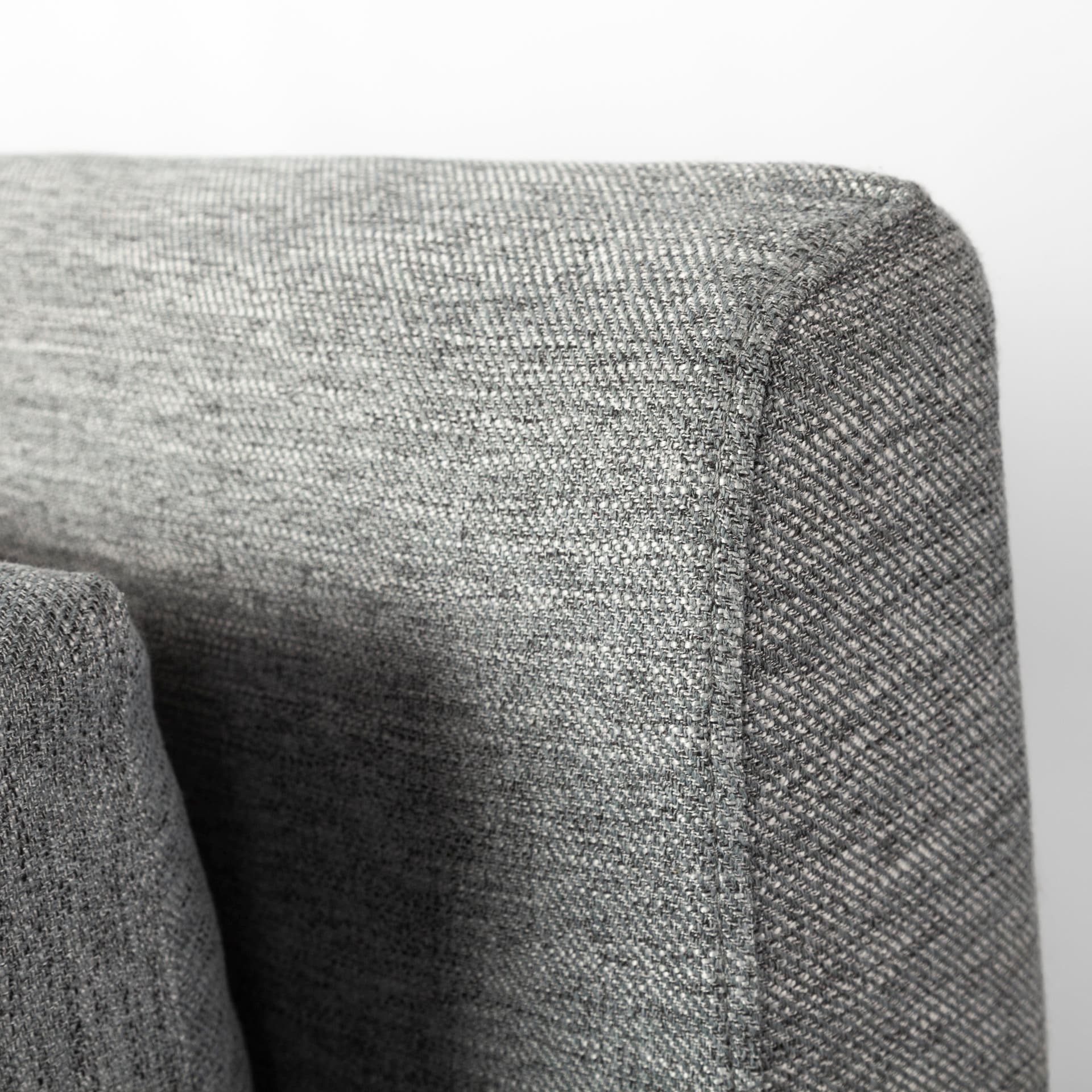 Denly II 92.5W Casterock Gray Slipcover Three Seater Sofa — product photograph