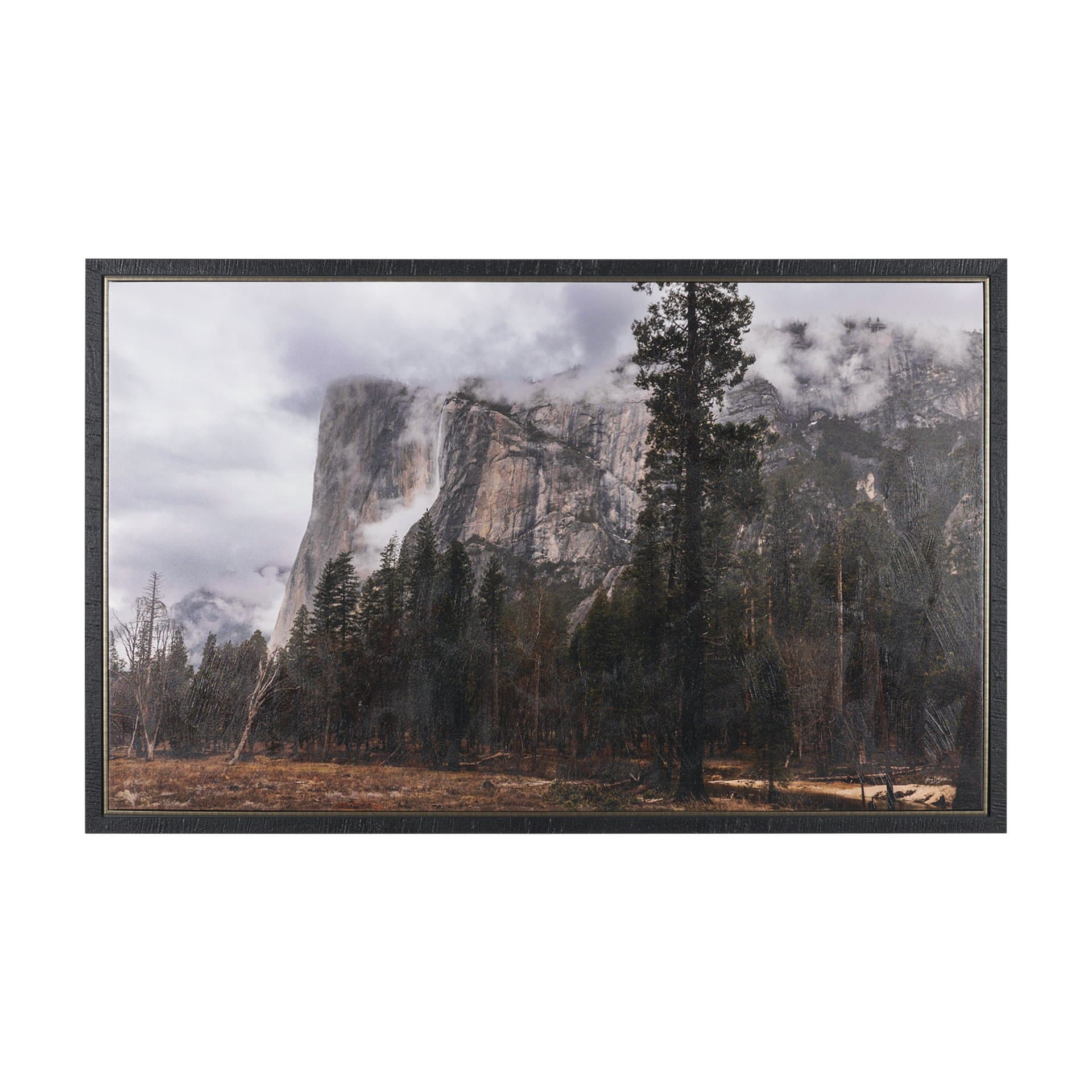 Misty Mountain by Gary Blatter Hand-Embellished Textured Framed Canvas Art Print — product photograph