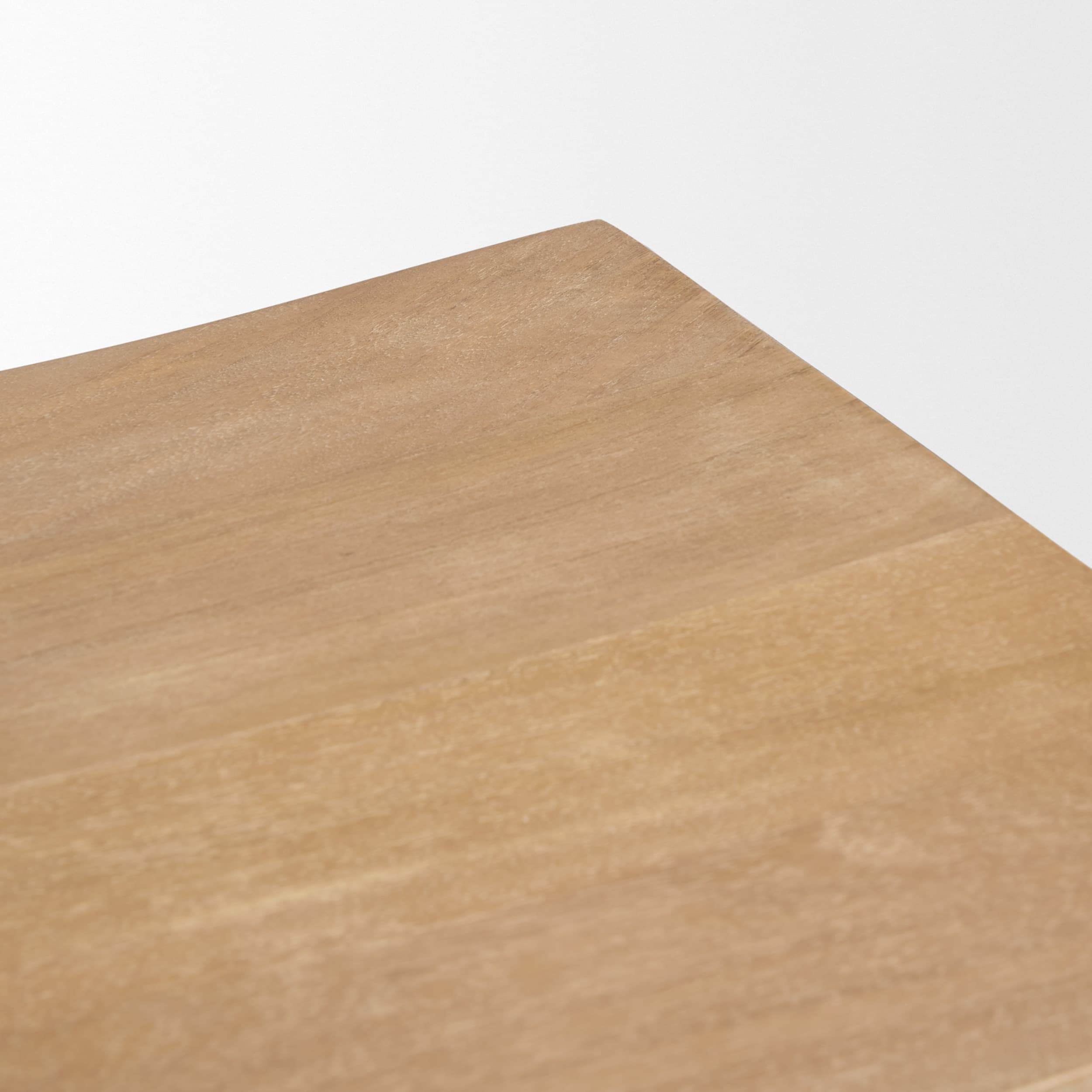 Taniel Light Brown Wood w/ Black Metal Stool — product photograph