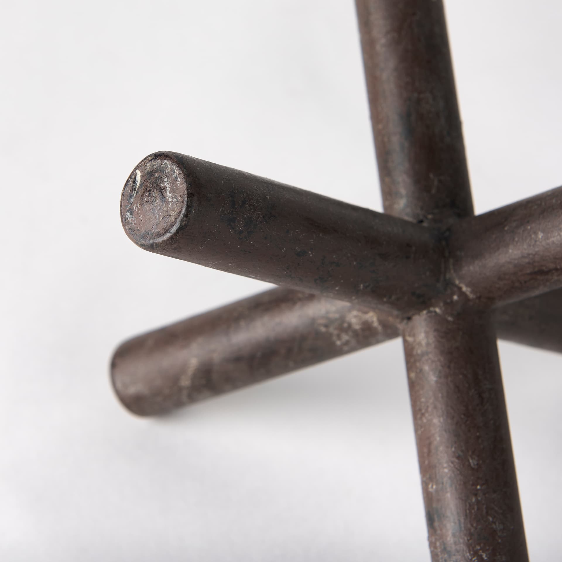 Astericks III (Small) 6L x 6W Brown Metal Decor Object — product photograph