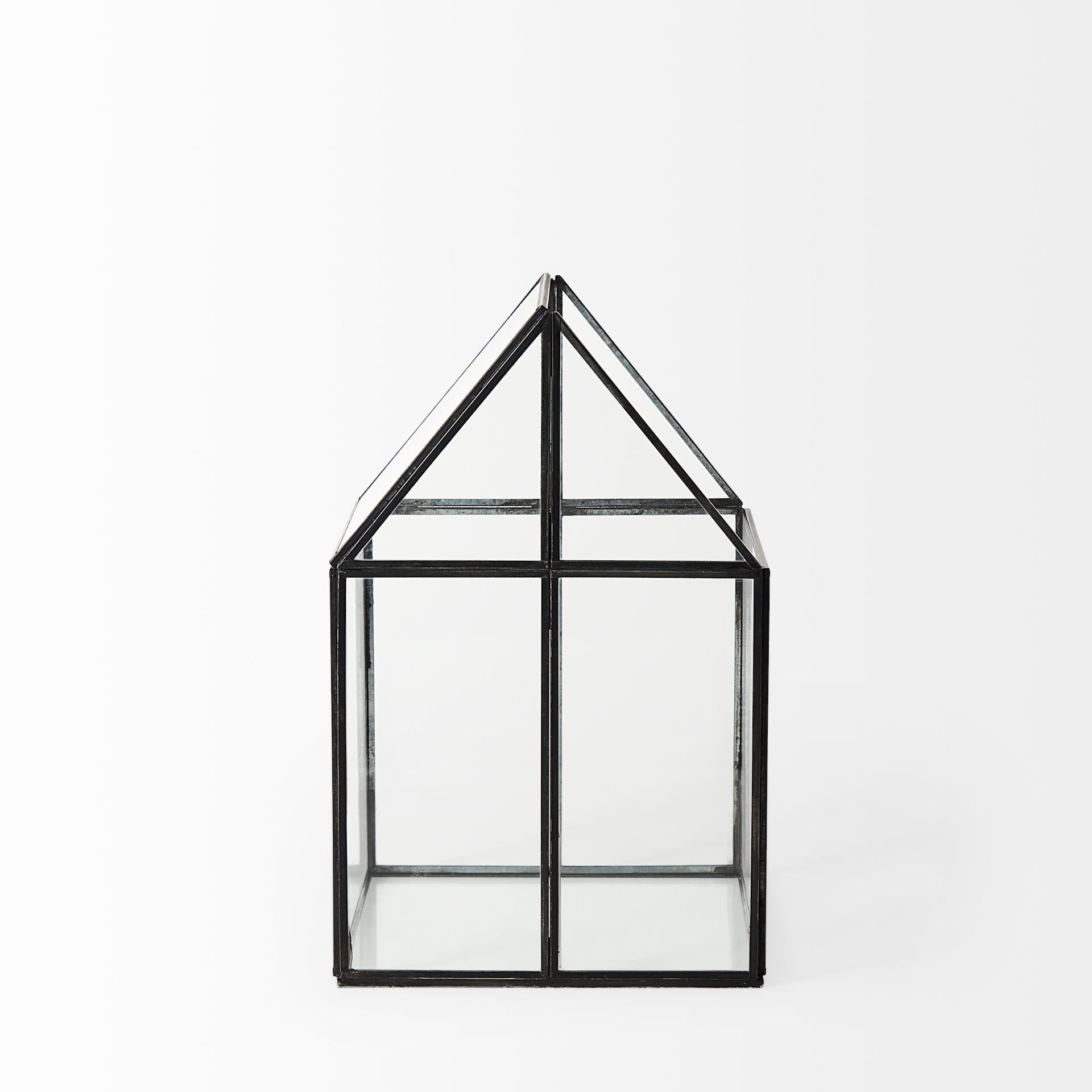 Sikes (Medium) 8L x 8W x 13H Hut Terrarium W/Glass Base — product photograph