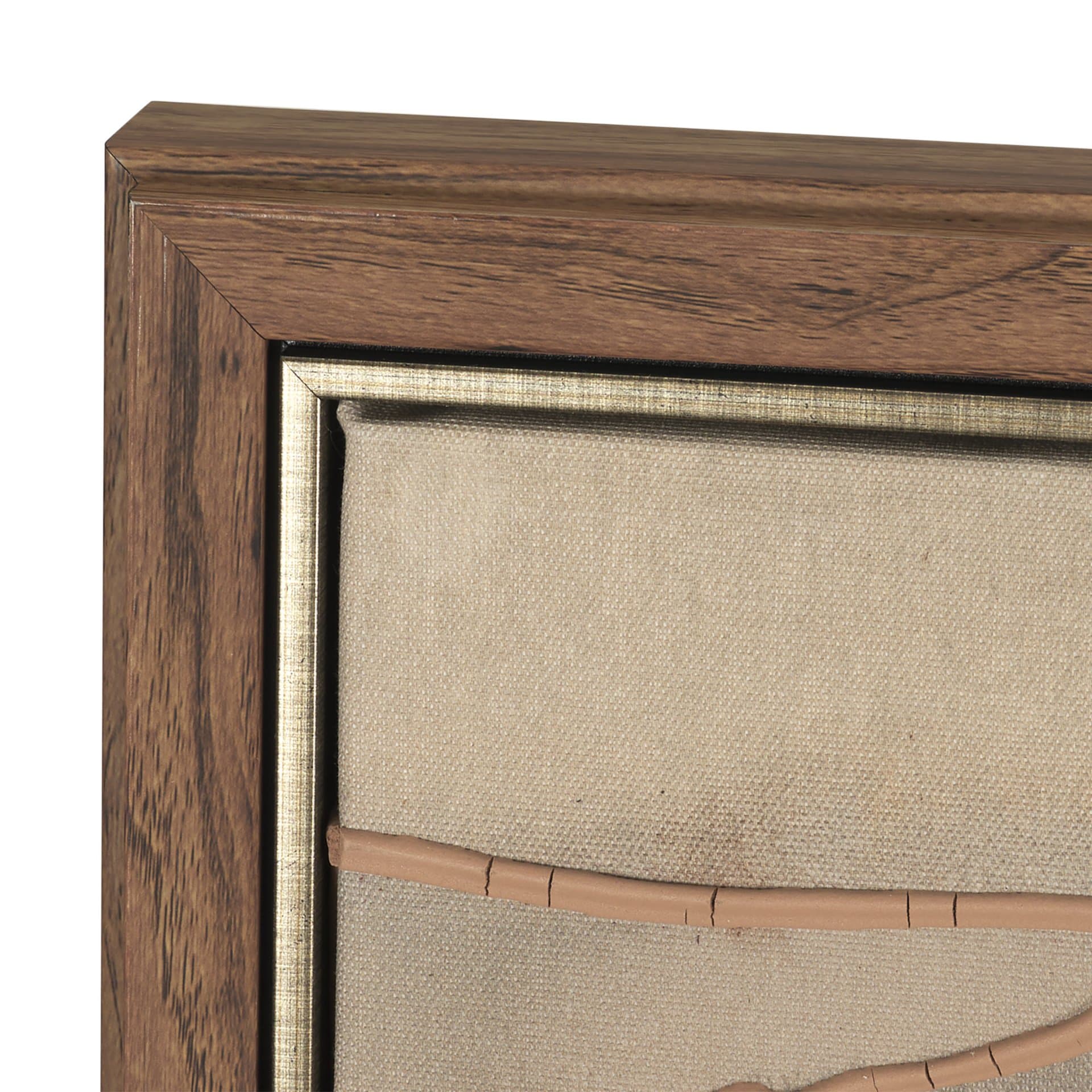 Field Patchwork I by Mercana Studio Handmade Original Framed Canvas Artwork — product photograph