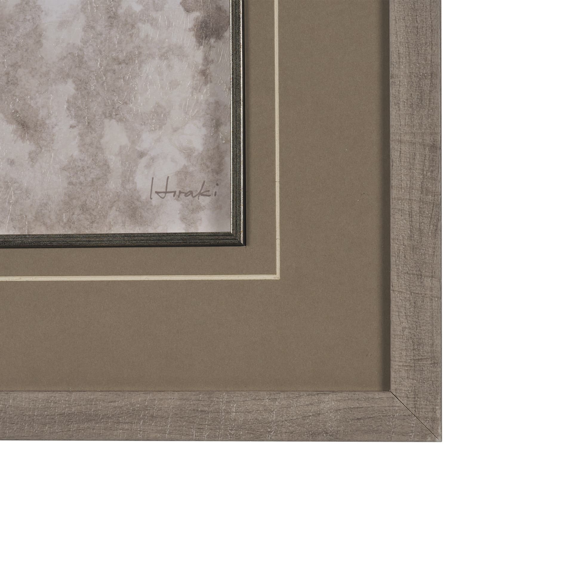 Quiet Canopy II by Mercana Studio Hand-Embellished Framed Artwork Matted under Glass — product photograph