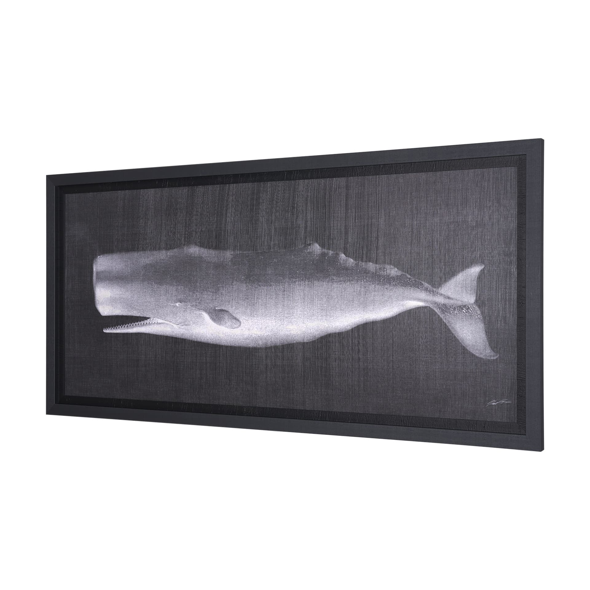 Whale Watching II by John Butler a Hand Embellished Framed Art Print — product photograph