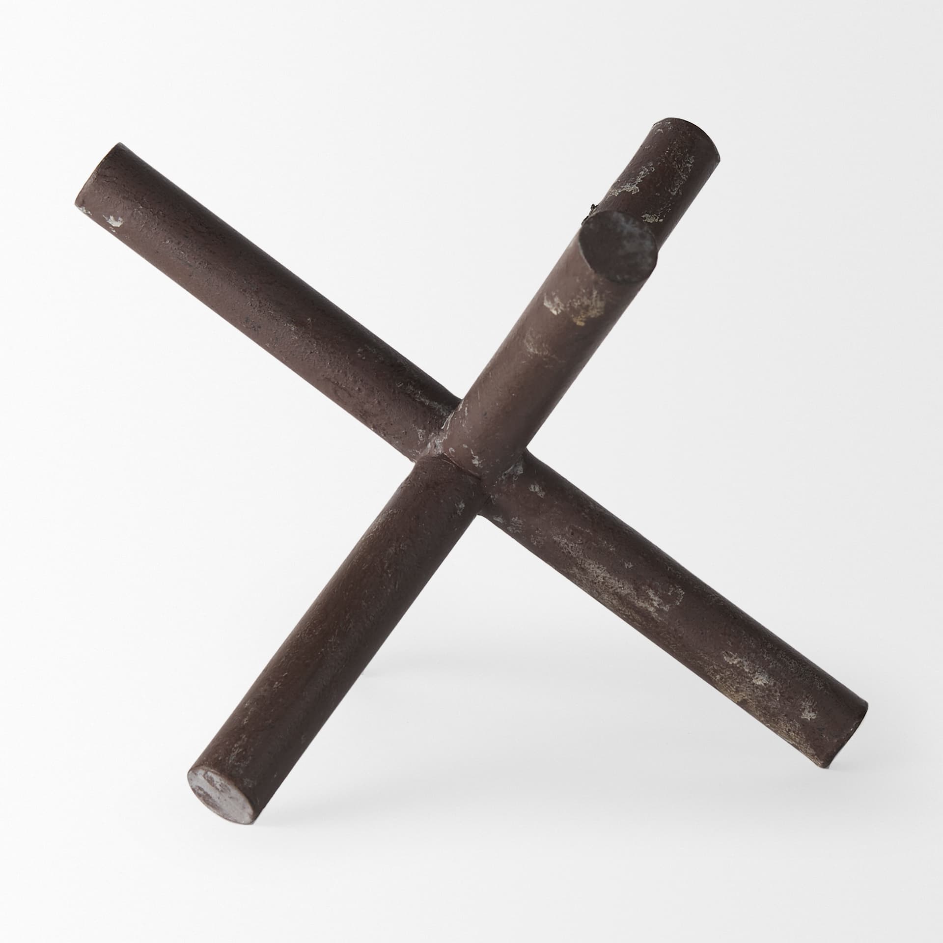 Astericks I (Large) 10L x 10W Brown Metal Decor Object — product photograph