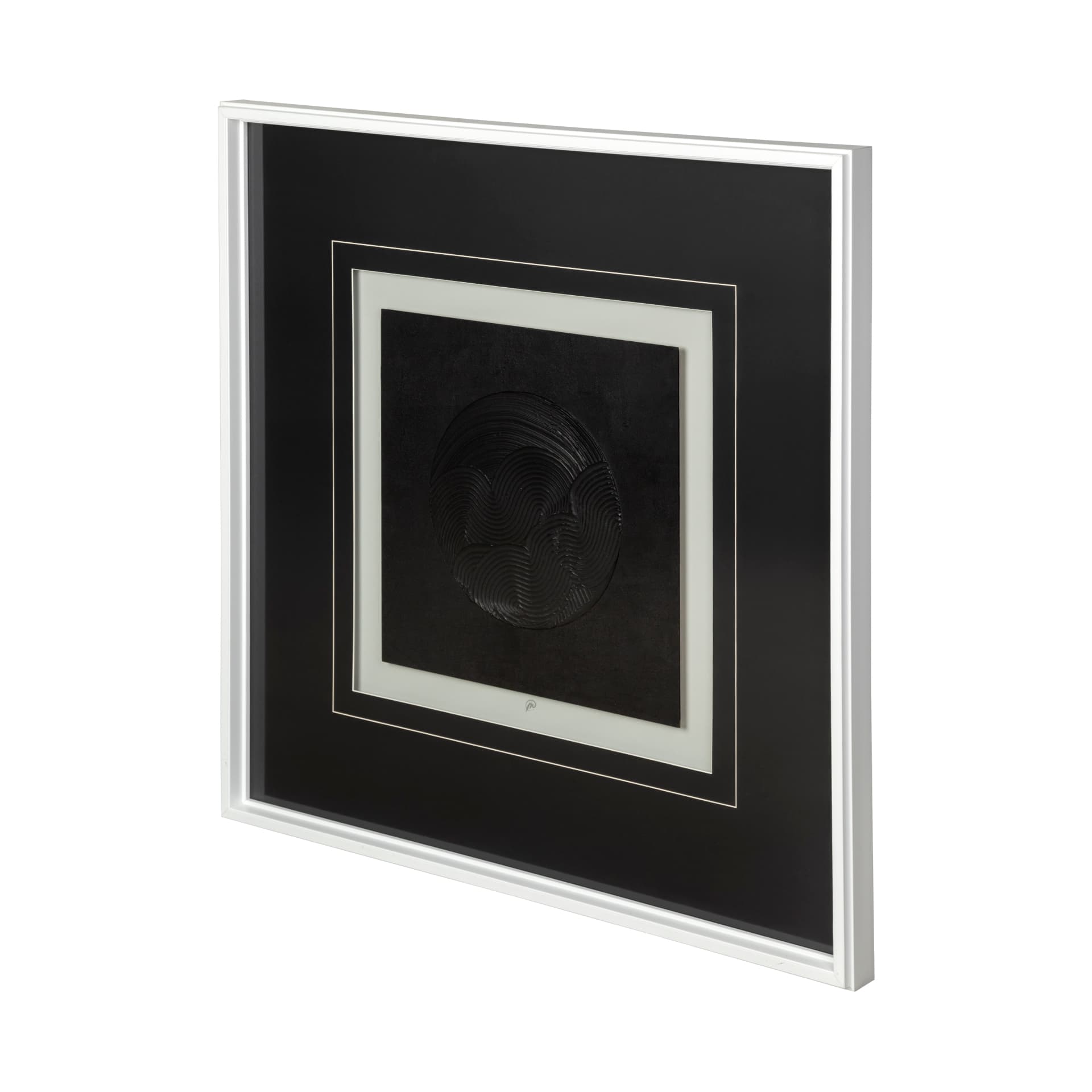 Shadowed Waves I by Studio M a handmade Original Framed Artwork under Glass — product photograph