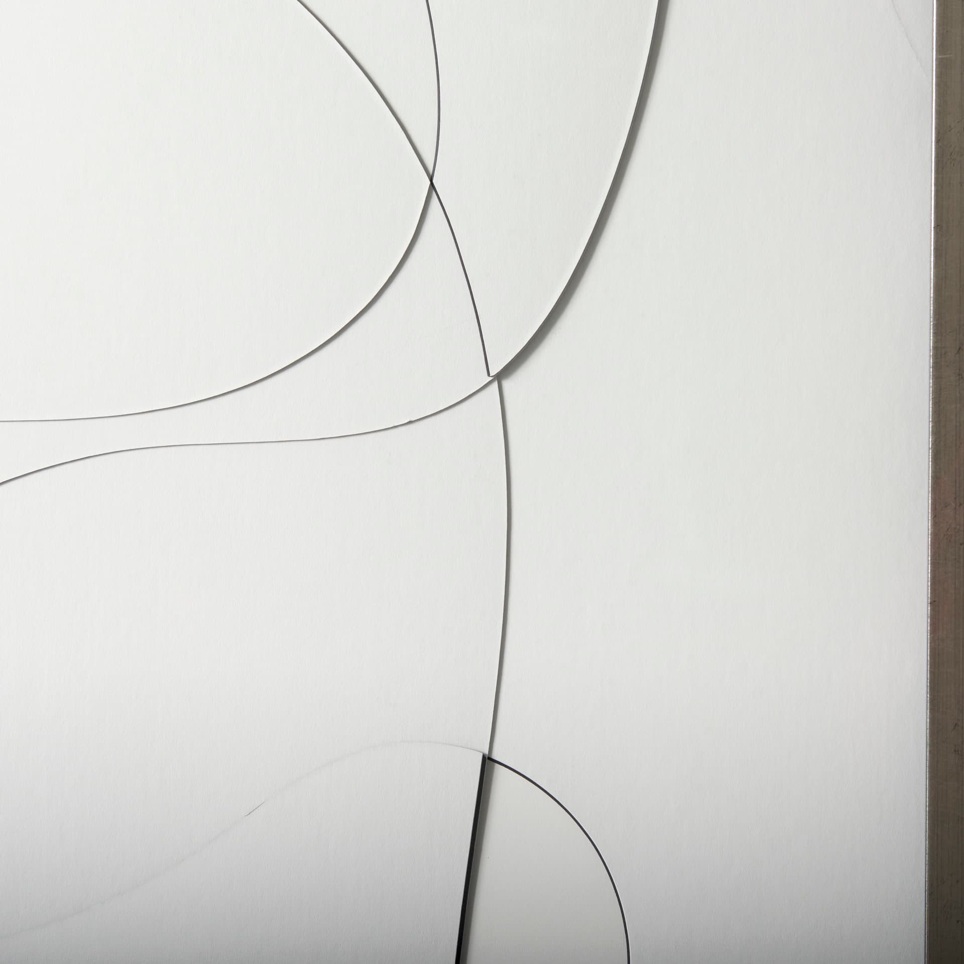 Geometry Experiment I by Studio M a handmade Original Framed Artwork under Glass — product photograph