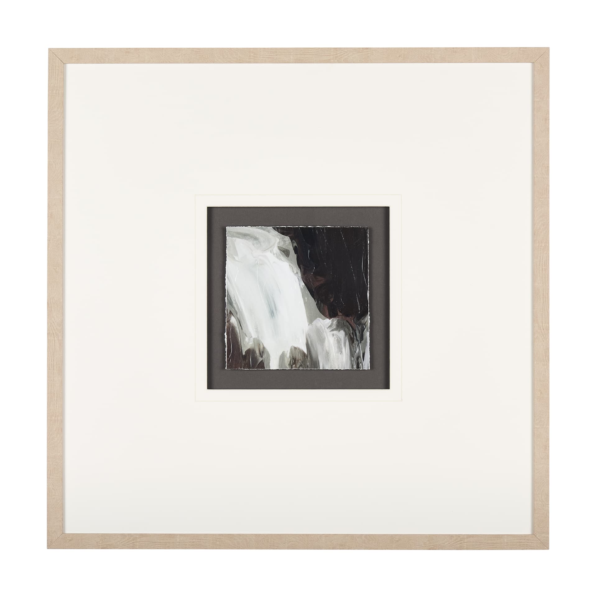 Harmonic VI by Mercana Studio a Hand Embellished Textured Framed Art Print Matted under Glass — product photograph